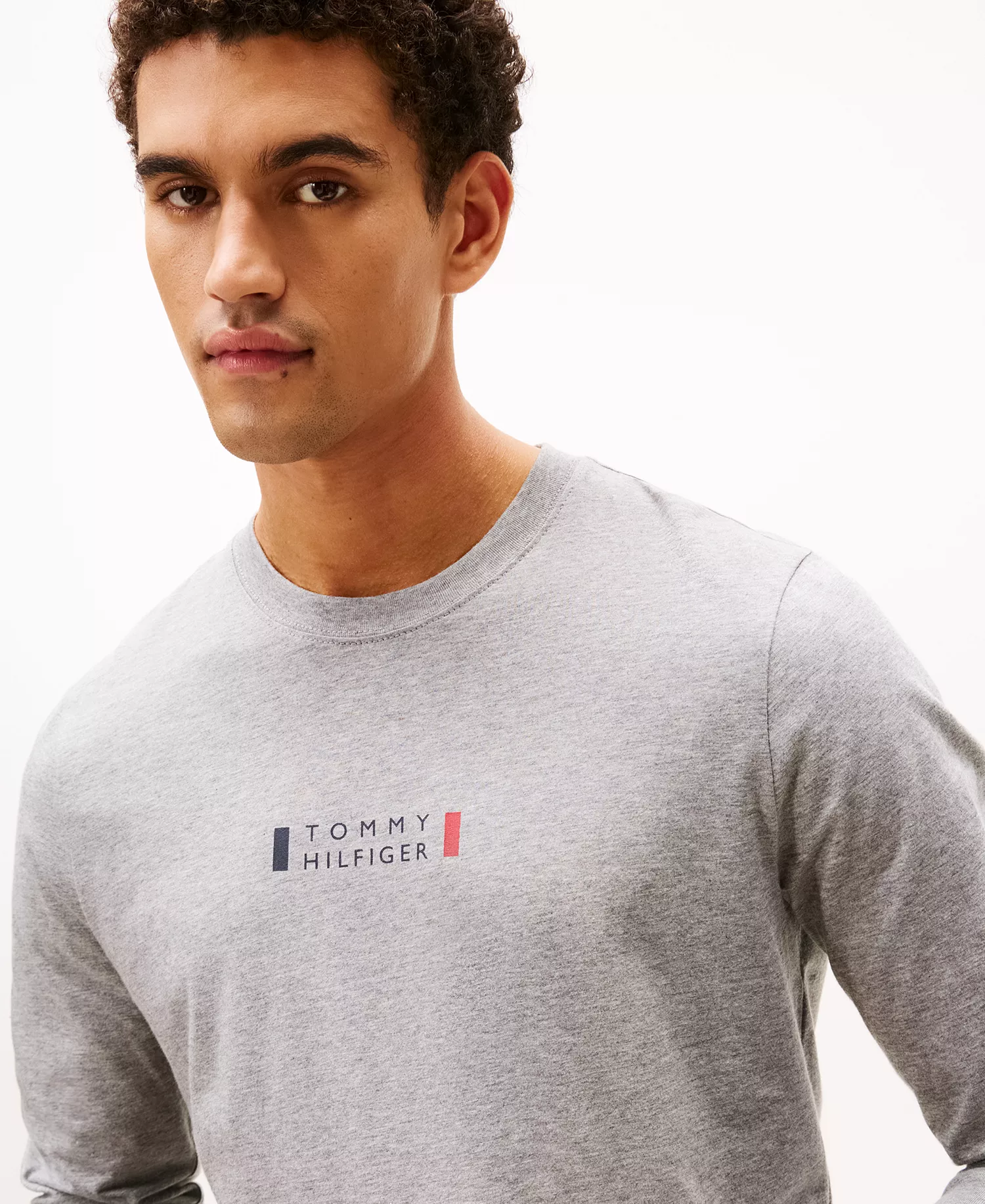 Men's Brand Love Long-Sleeve T-Shirt - Medium Gray Heather - XL