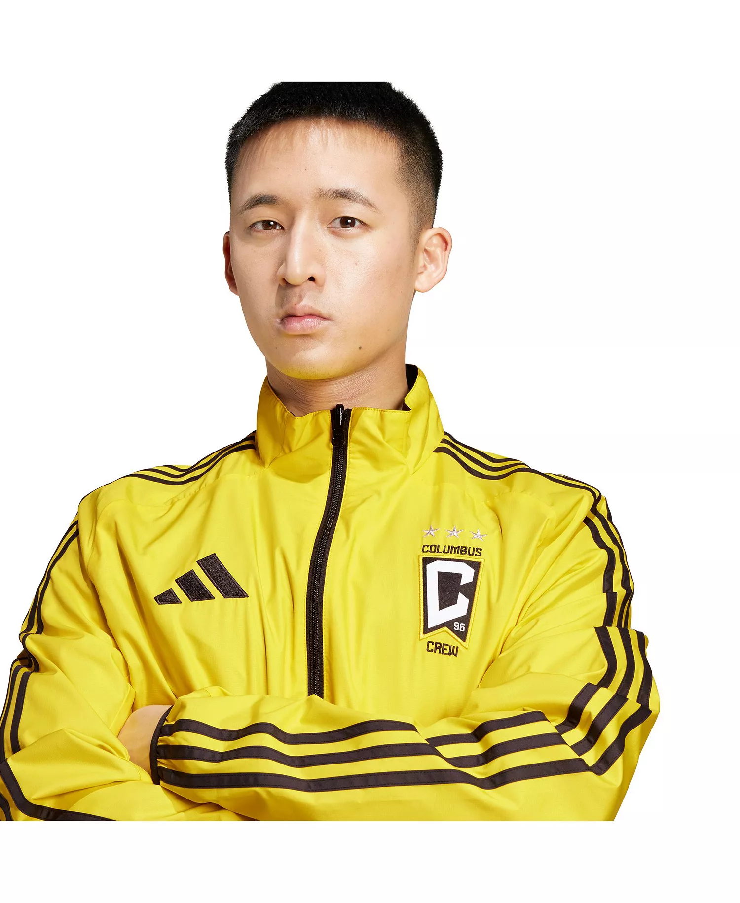 Men's Gold/Black Columbus Crew 2025 Anthem Reversible Full-Zip Jacket - Yellow, Black - 2XL