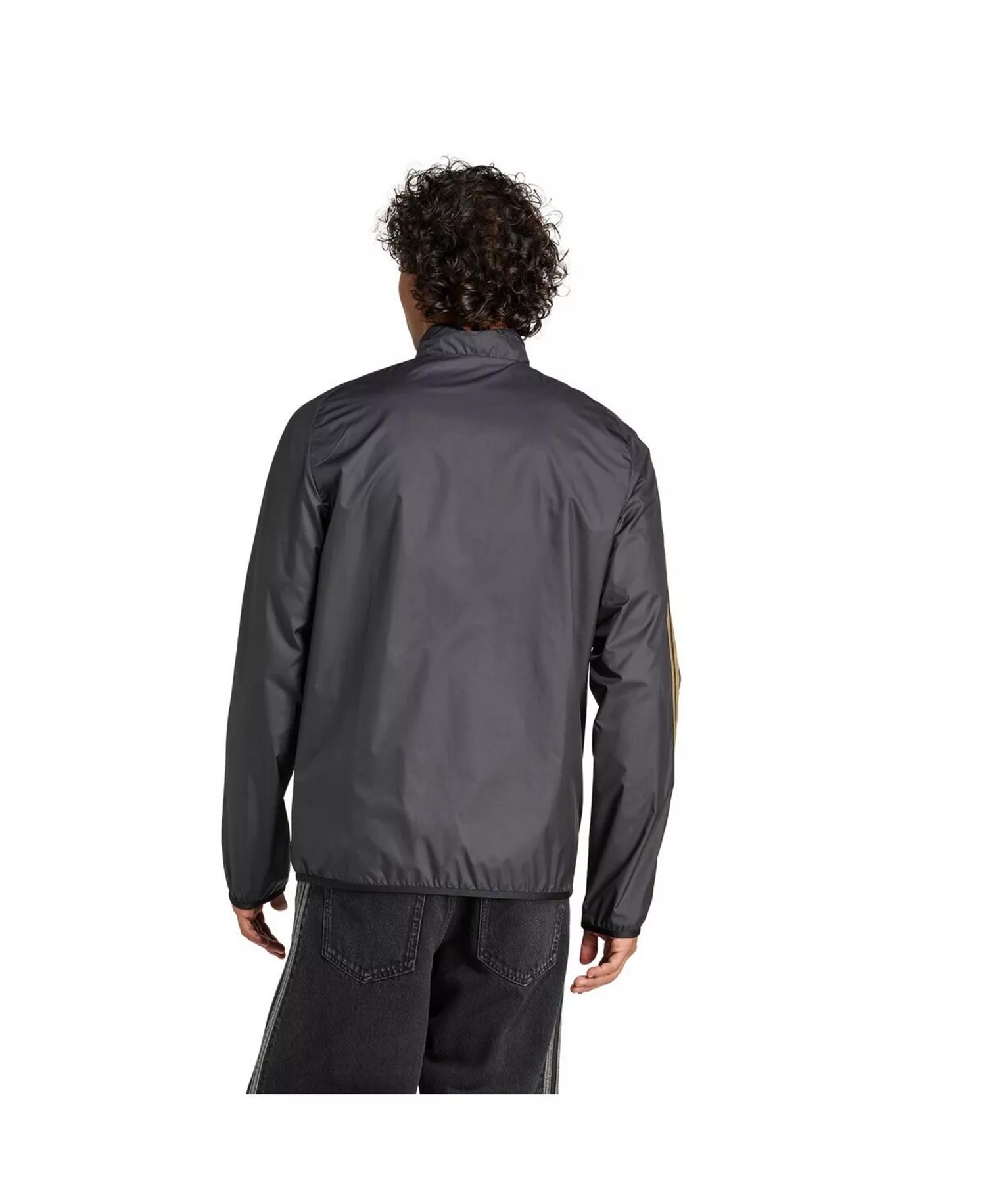 Men's Black/White LAFC 2025 Anthem Reversible Full-Zip Jacket - Black, White - 2XL