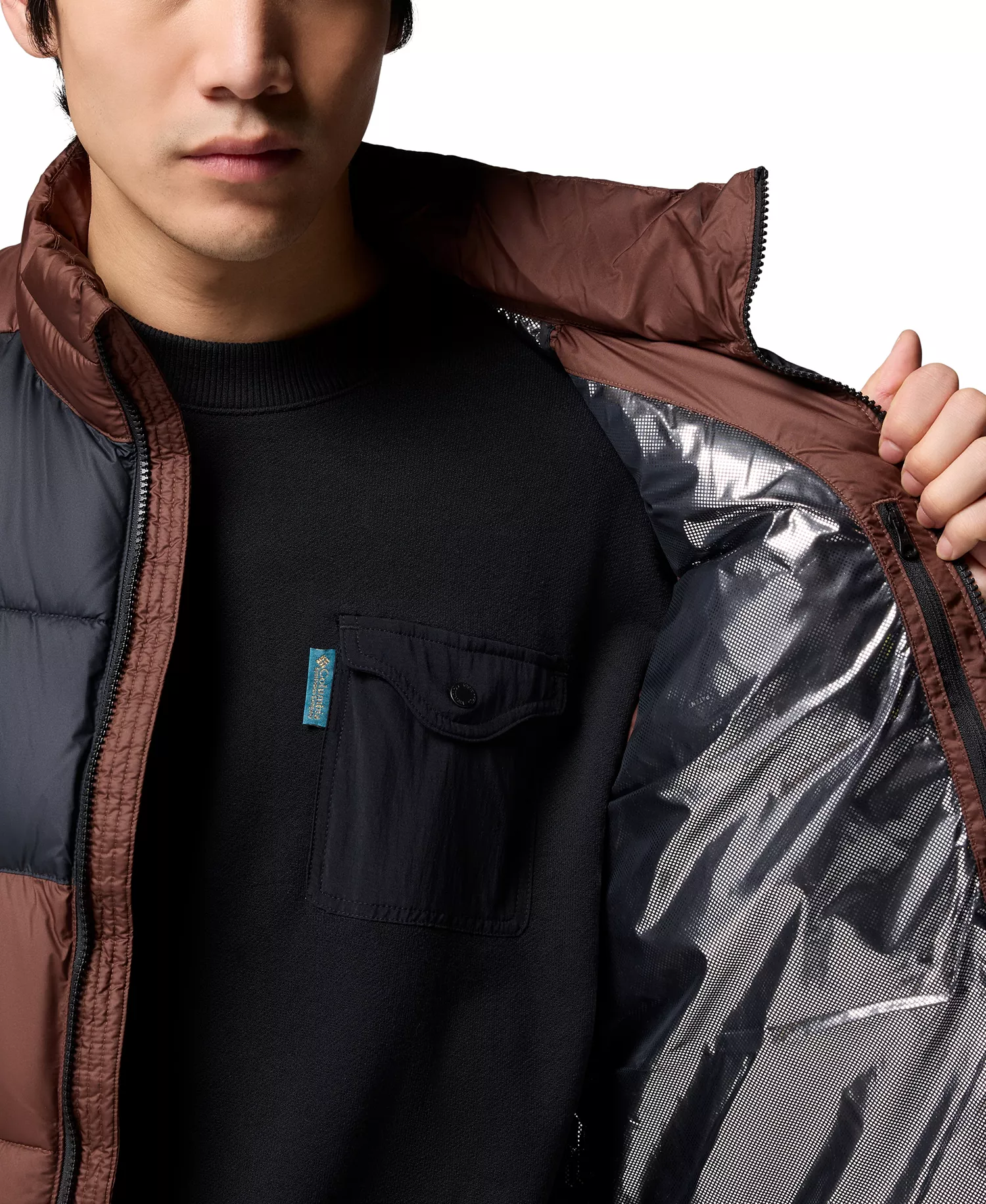 Men's Pike Lake Vest - Tobacco/black - S