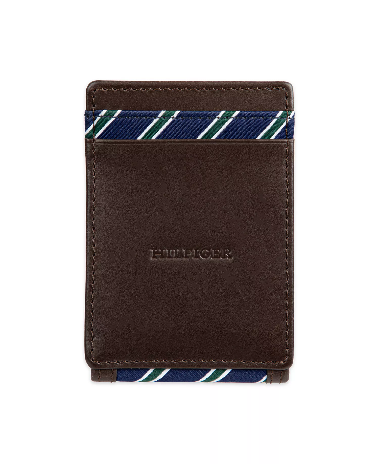 Men's Overlay Front Pocket Wallet - Brown - ONE SIZE