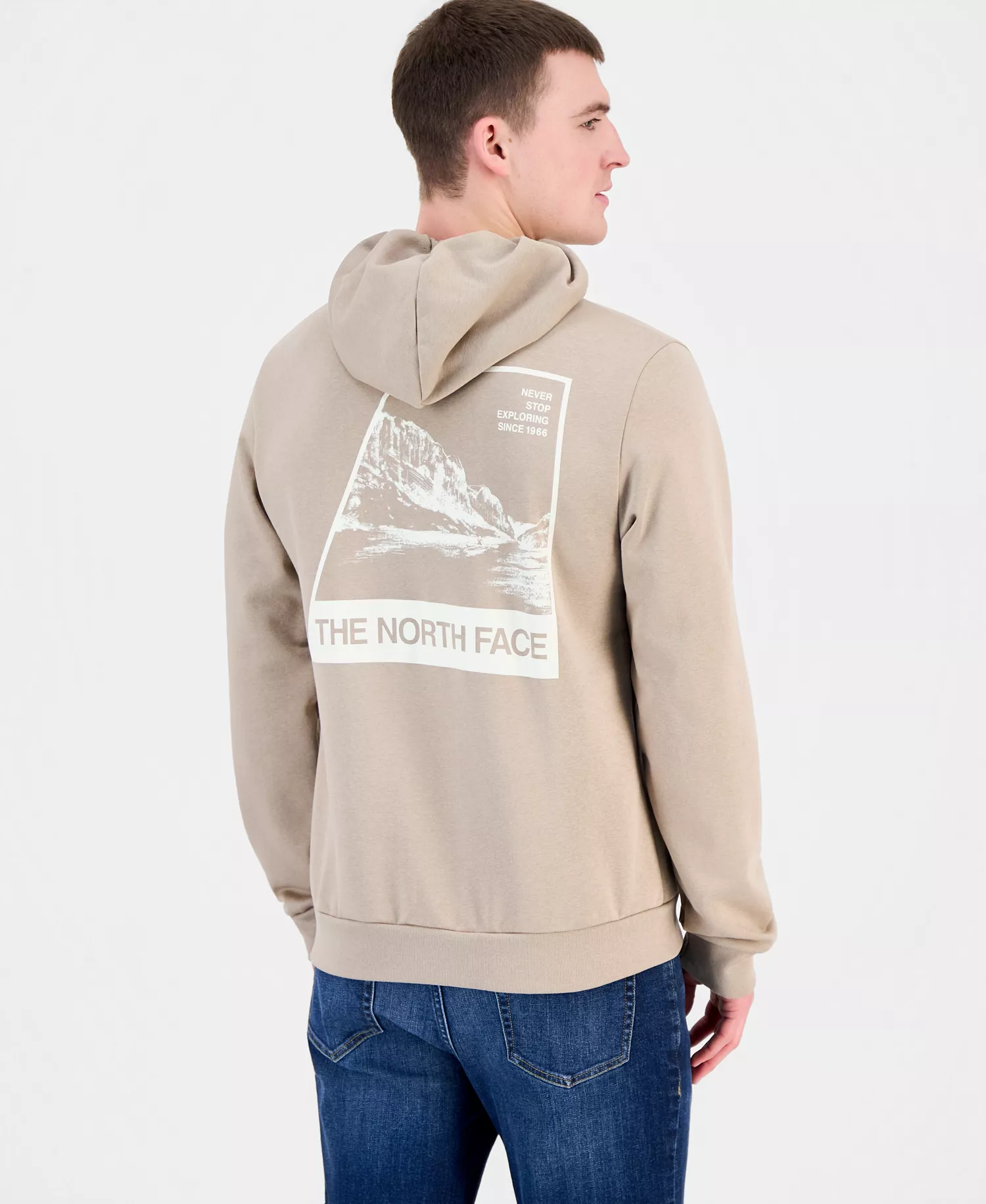 Men's Evolution Retro NSE Regular Hoodie - Mushroom Grey - 2XL