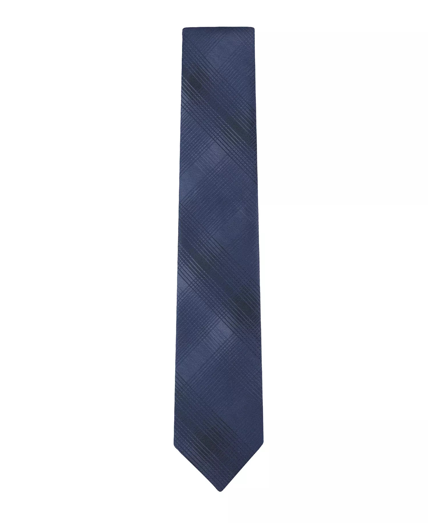Men's Kali Plaid Tie - Navy - ONE SIZE