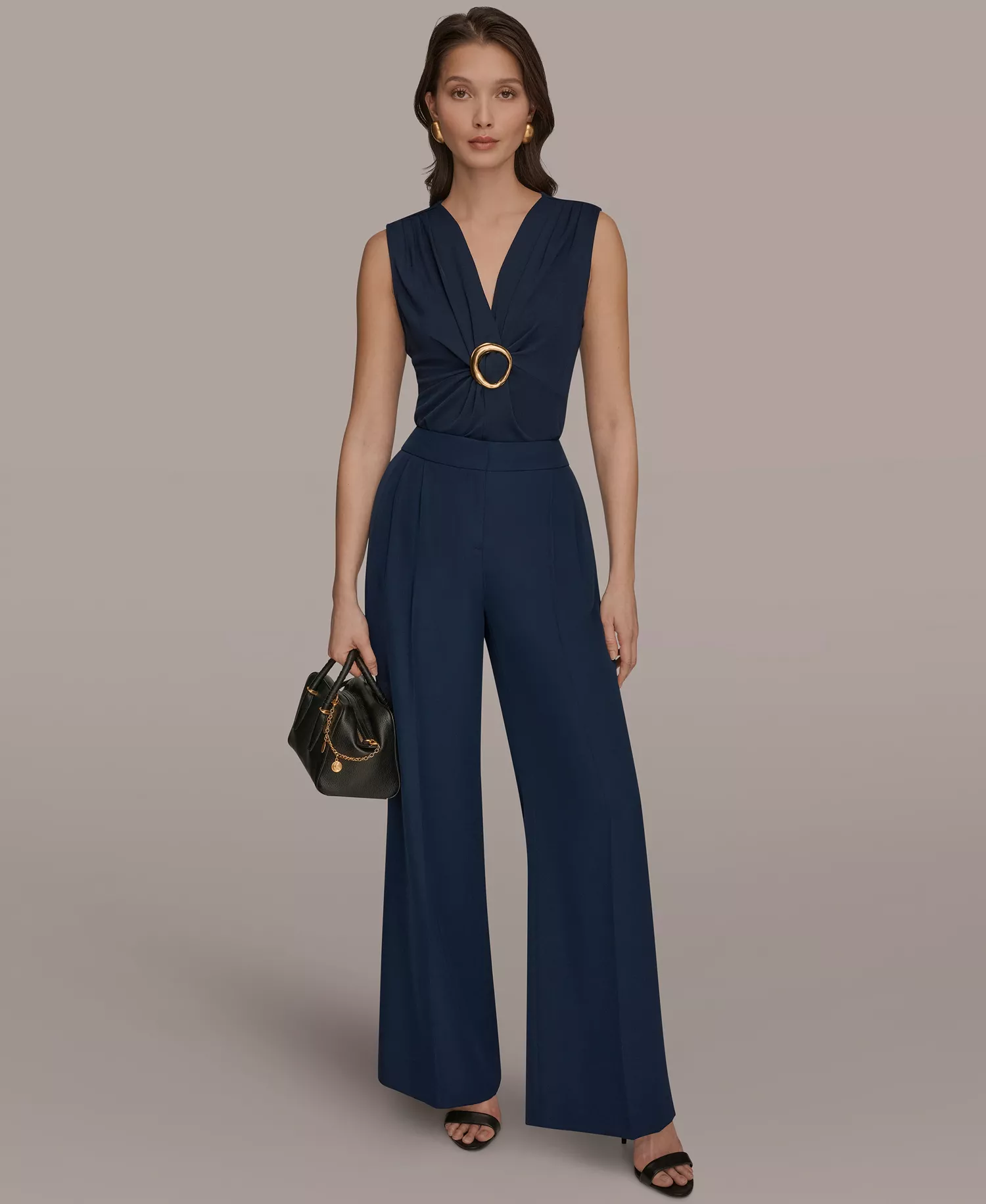 Women's High-Waist Mid Rise Pants - Nightfall - 0