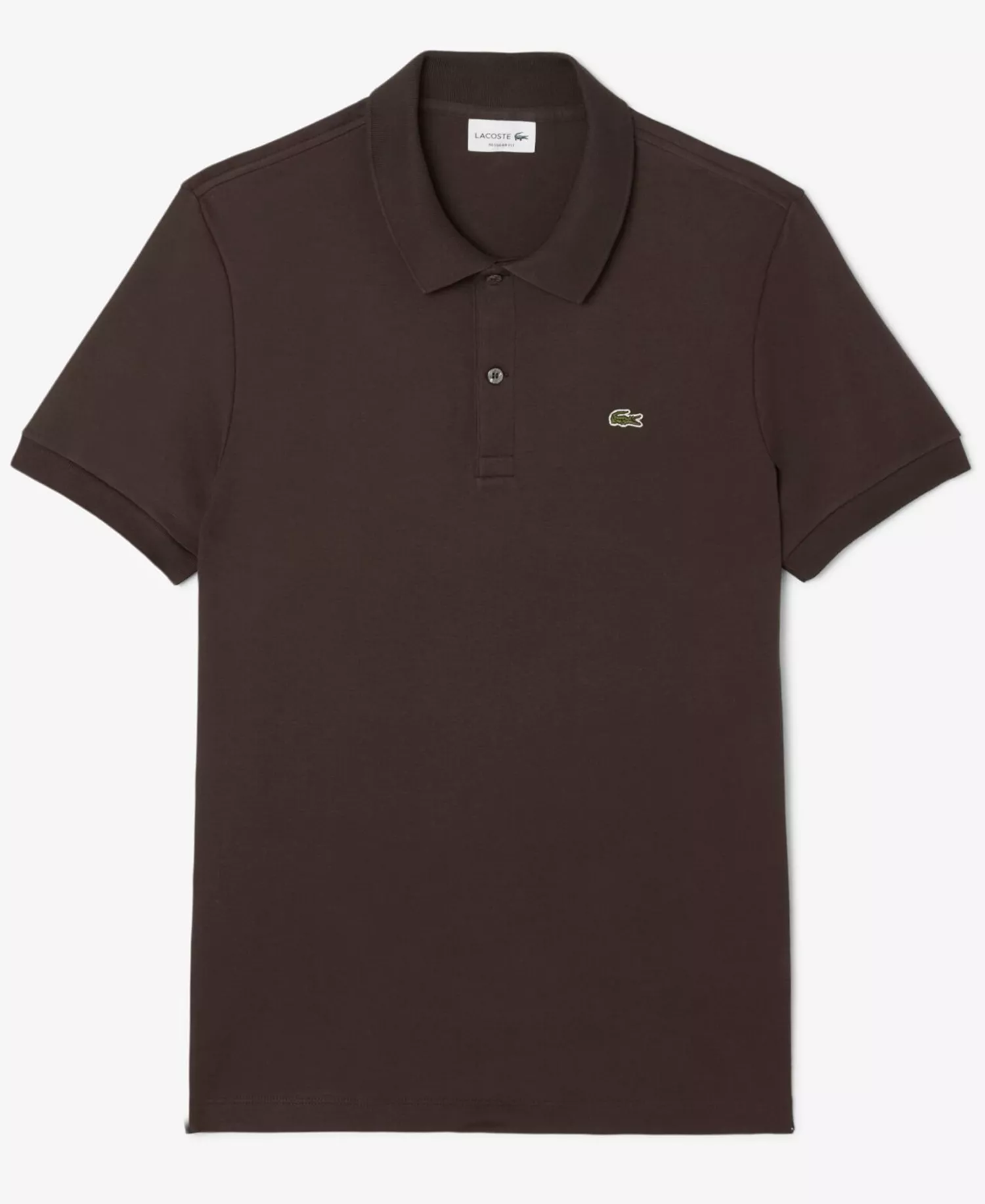 Men's Regular Fit Soft Touch Short Sleeve Polo Shirt - Brown - 2XL