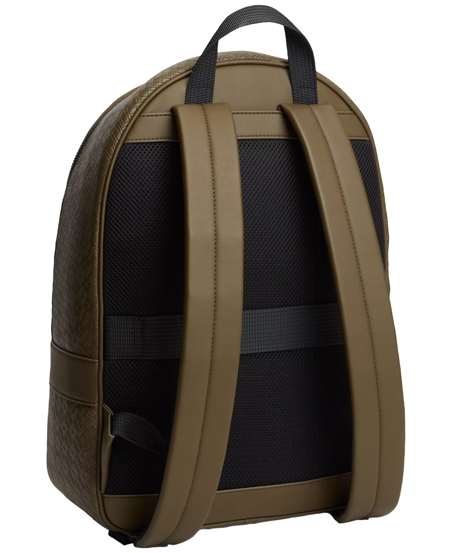 Men's Embossed Flag Backpack - Brown - No Size