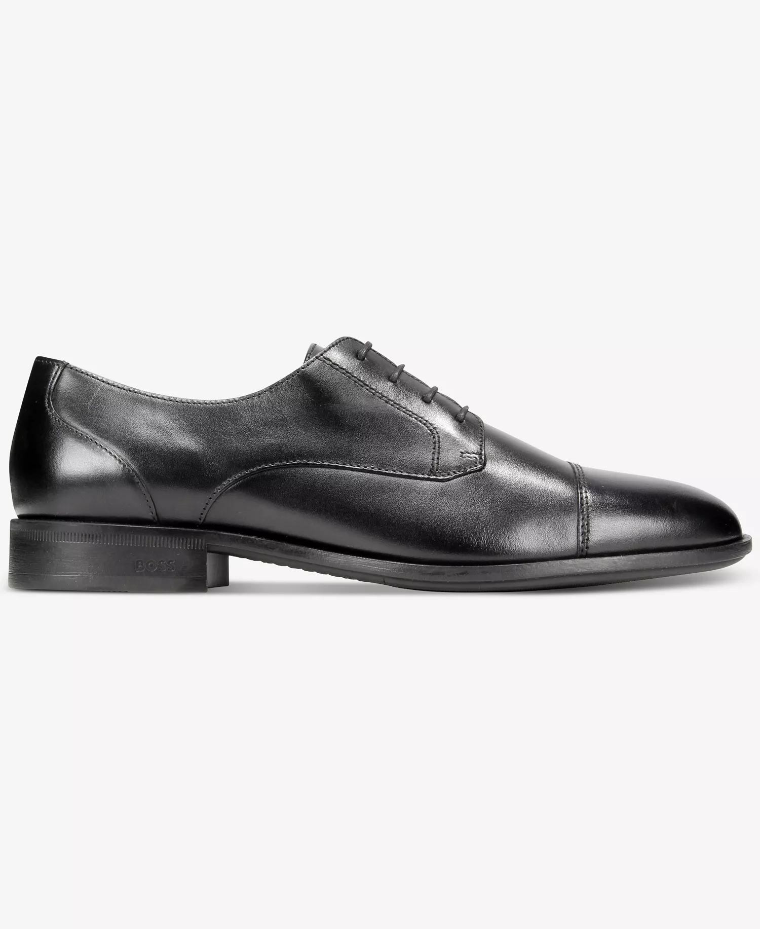 BOSS by Men's Colby Cap Toe Derby Dress Shoes - Black - 10M