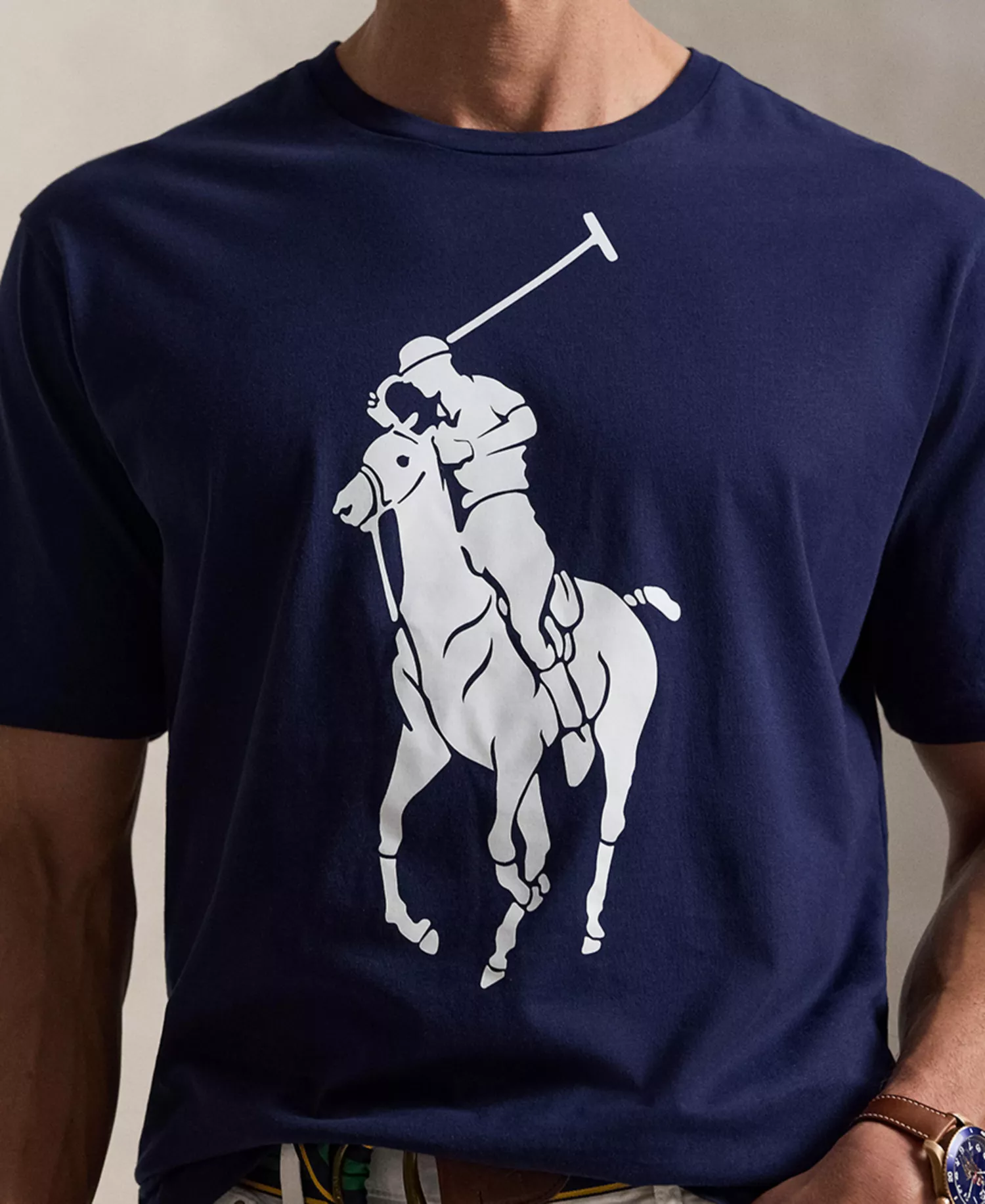 Men's Big & Tall Short-Sleeve Graphic T-Shirt - Cruise Navy - 2LT