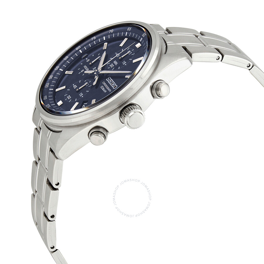 Seiko Chronograph Quartz Blue Dial Men's Watch