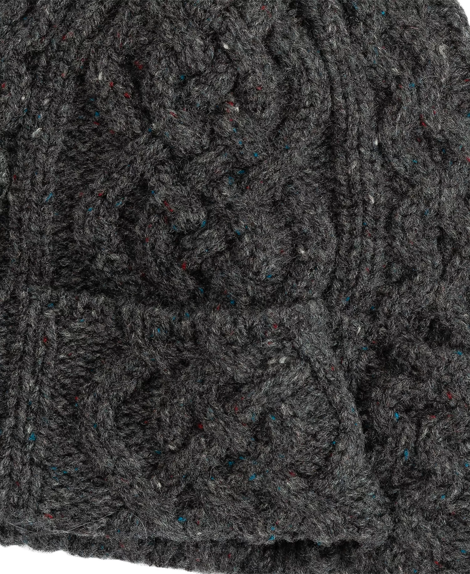 Men's Tweed Cable Cuff Beanie - Gray Hetaher - ONE SIZE