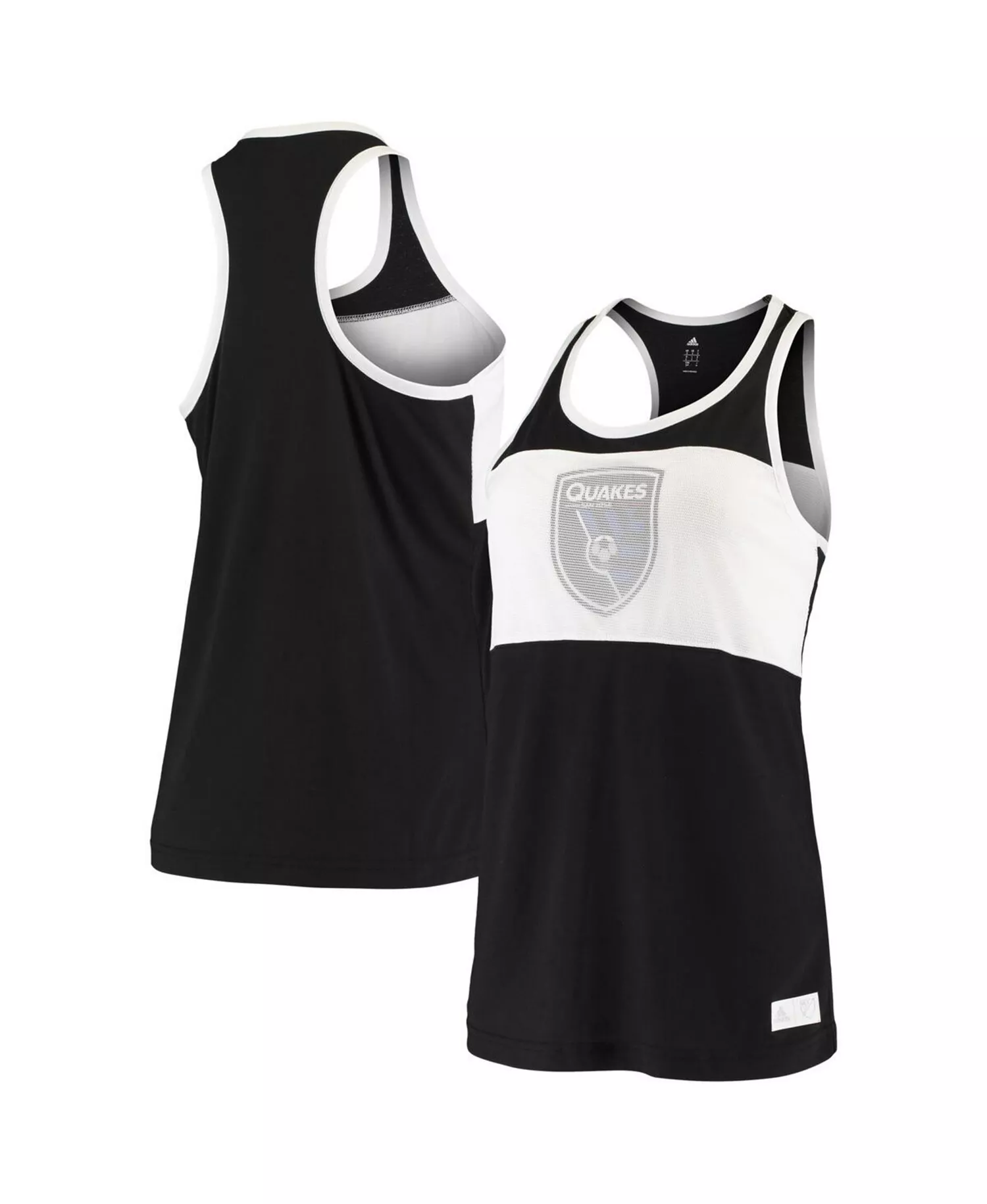 Women's Black San Jose Earthquakes Finished Tank Top - Black - XL