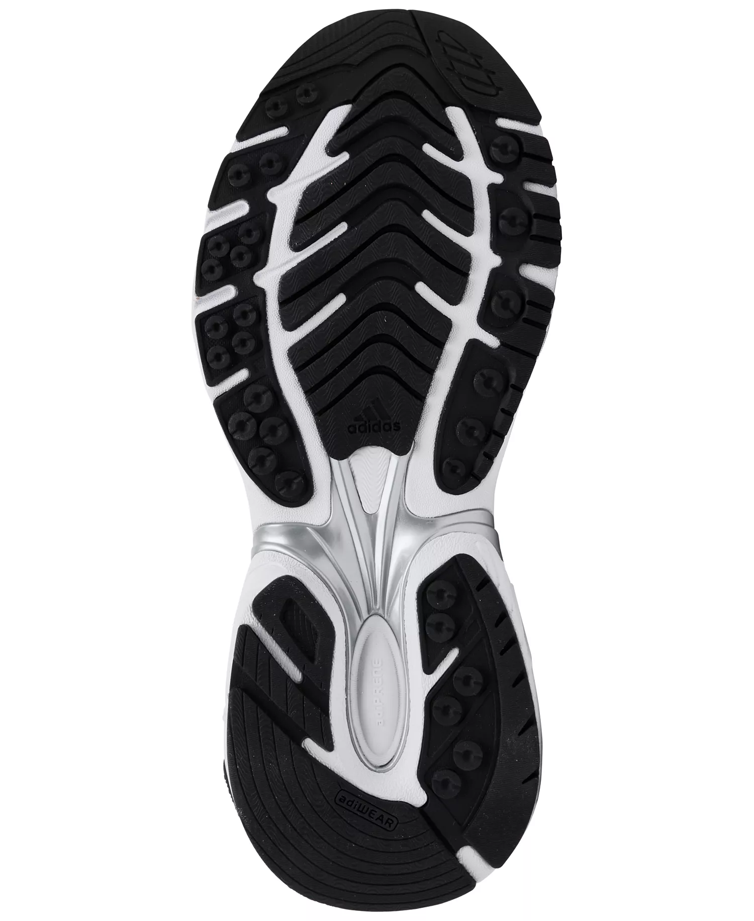 Men's Adistar XLG 2.0 Casual Sneakers from Finish Line - White, Black, Orange - 10