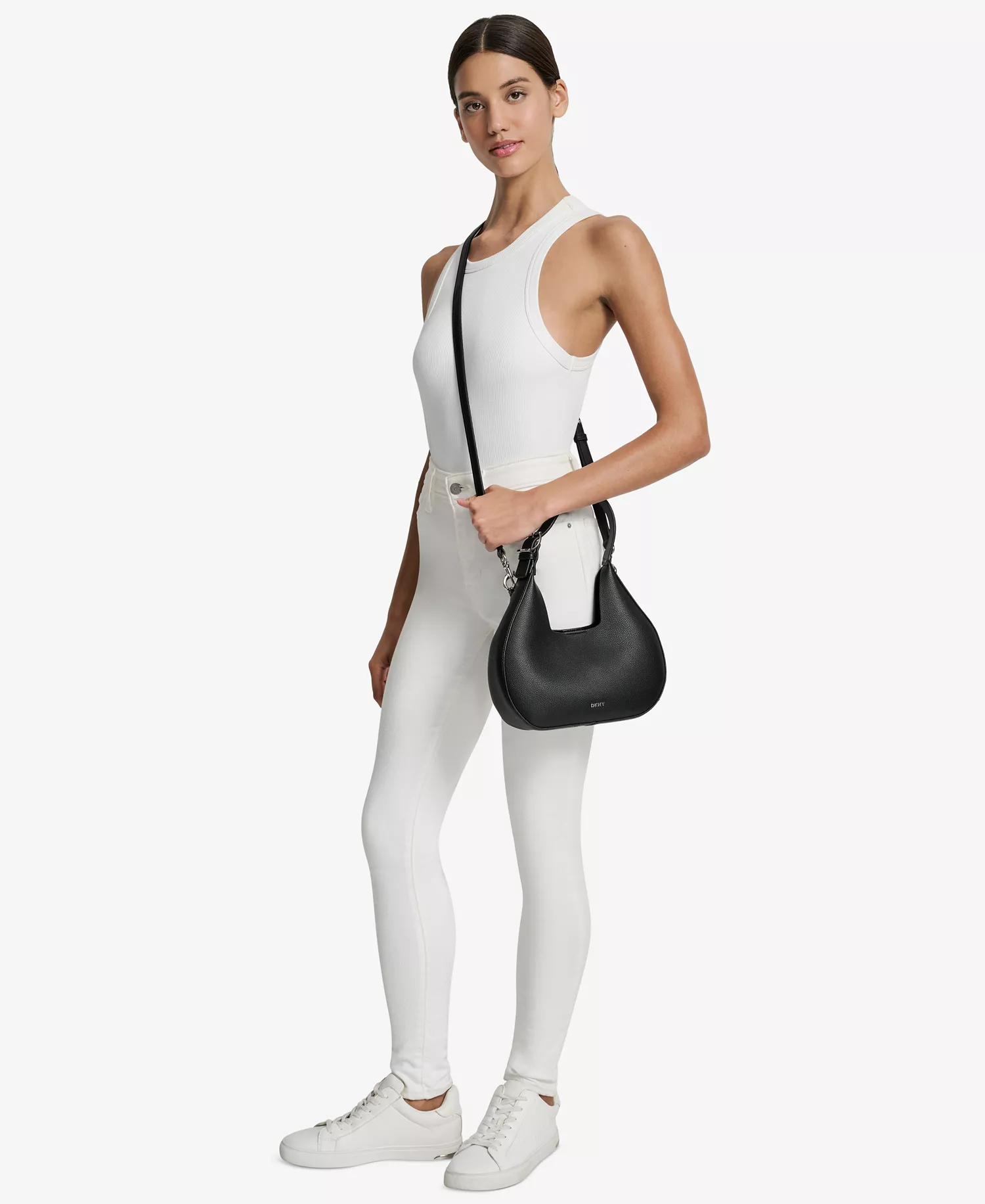 Women's Camila Small Hobo Handbag - Black - Small