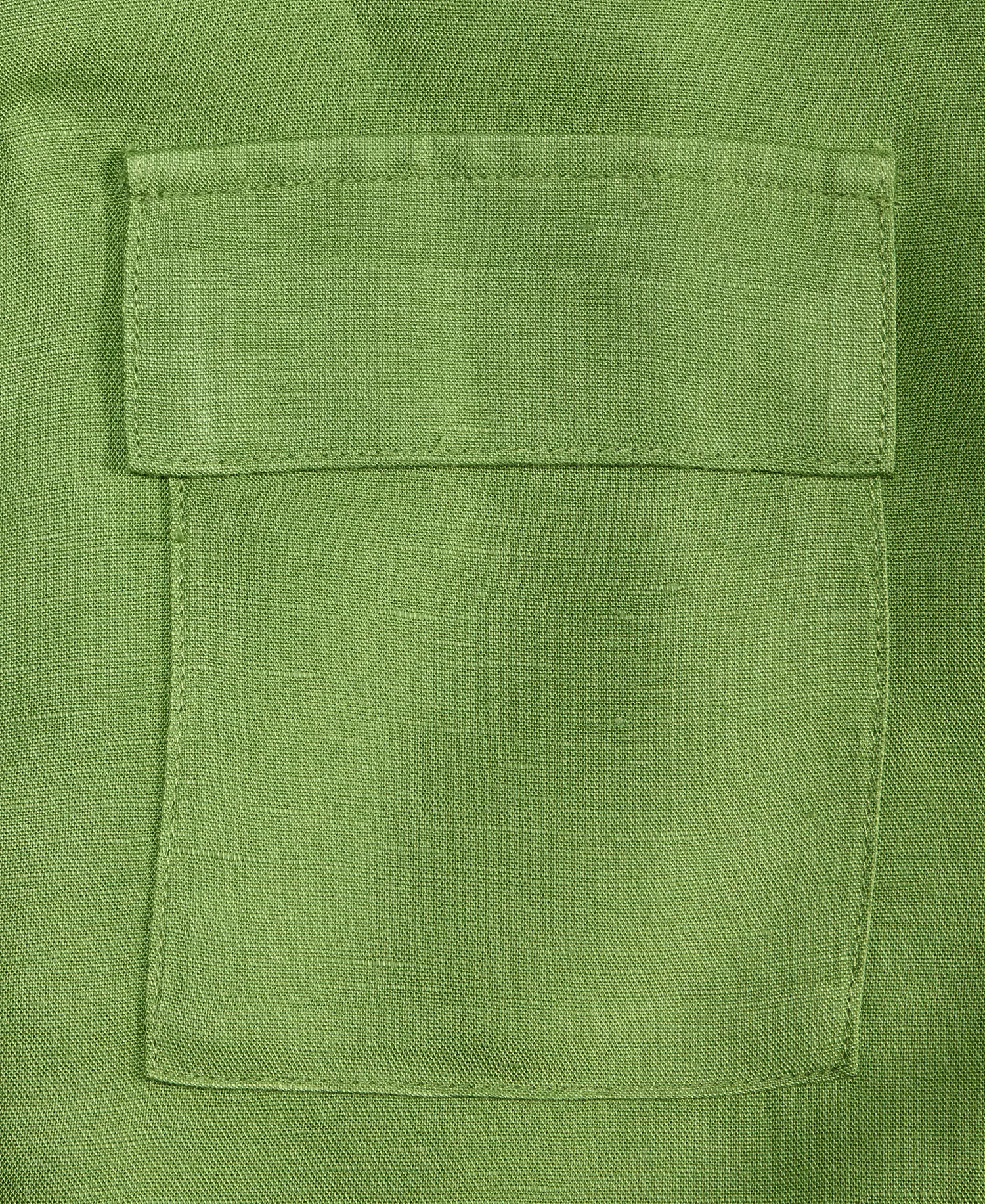 Petite Linen-Blend Short-Sleeve Button-Front Shirt, Exclusively at Macy's  - Fresh Basil - P/L