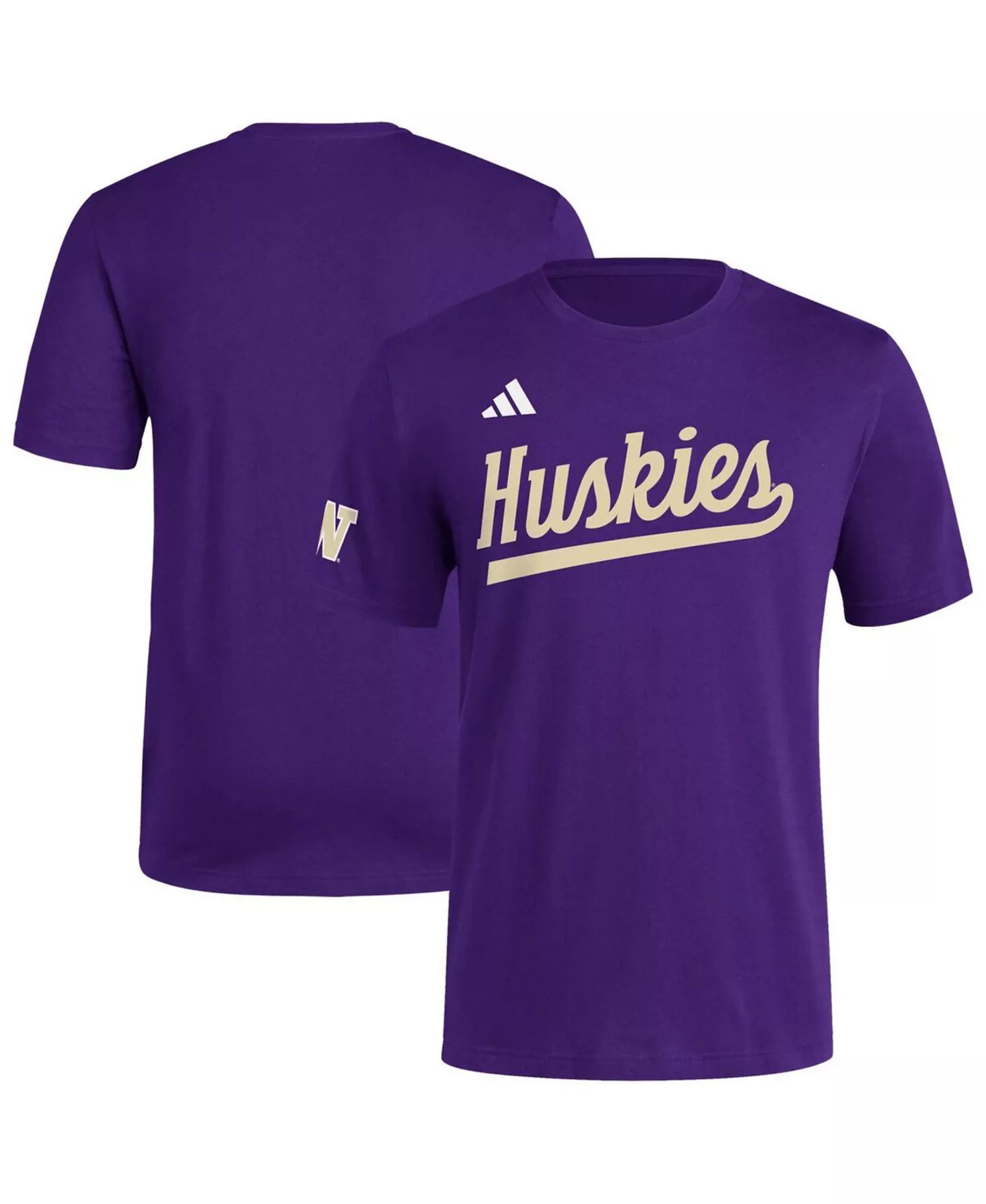 Men's Purple Washington Huskies Fresh Wordmark T-Shirt - Purple - 2XL