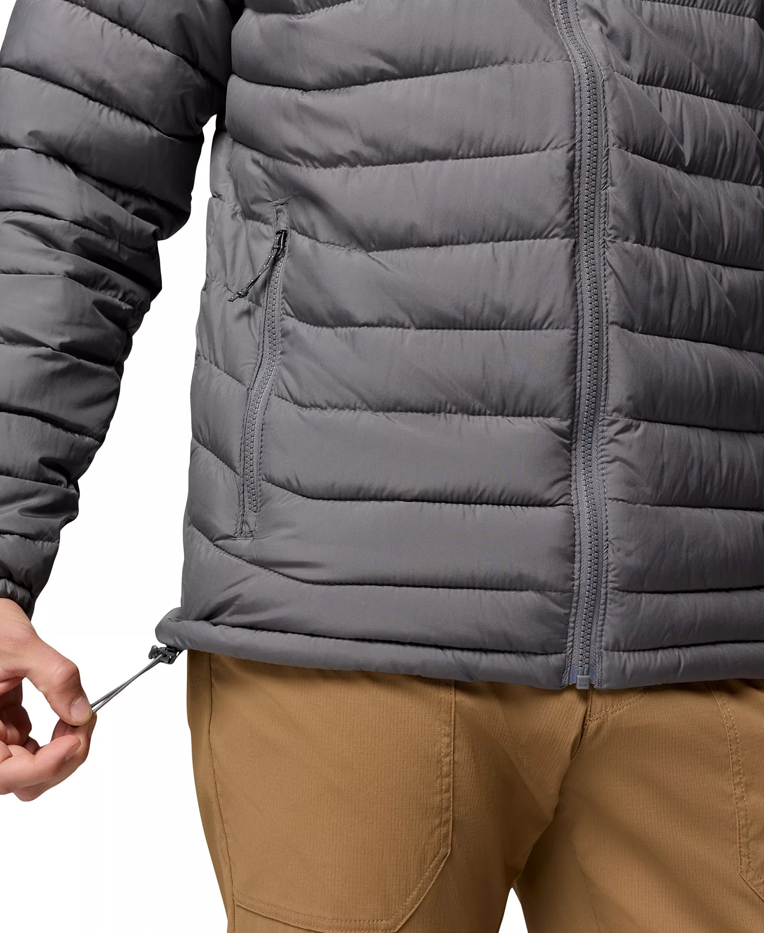 Men's Powder Lite II Puffer Jacket - Black - L