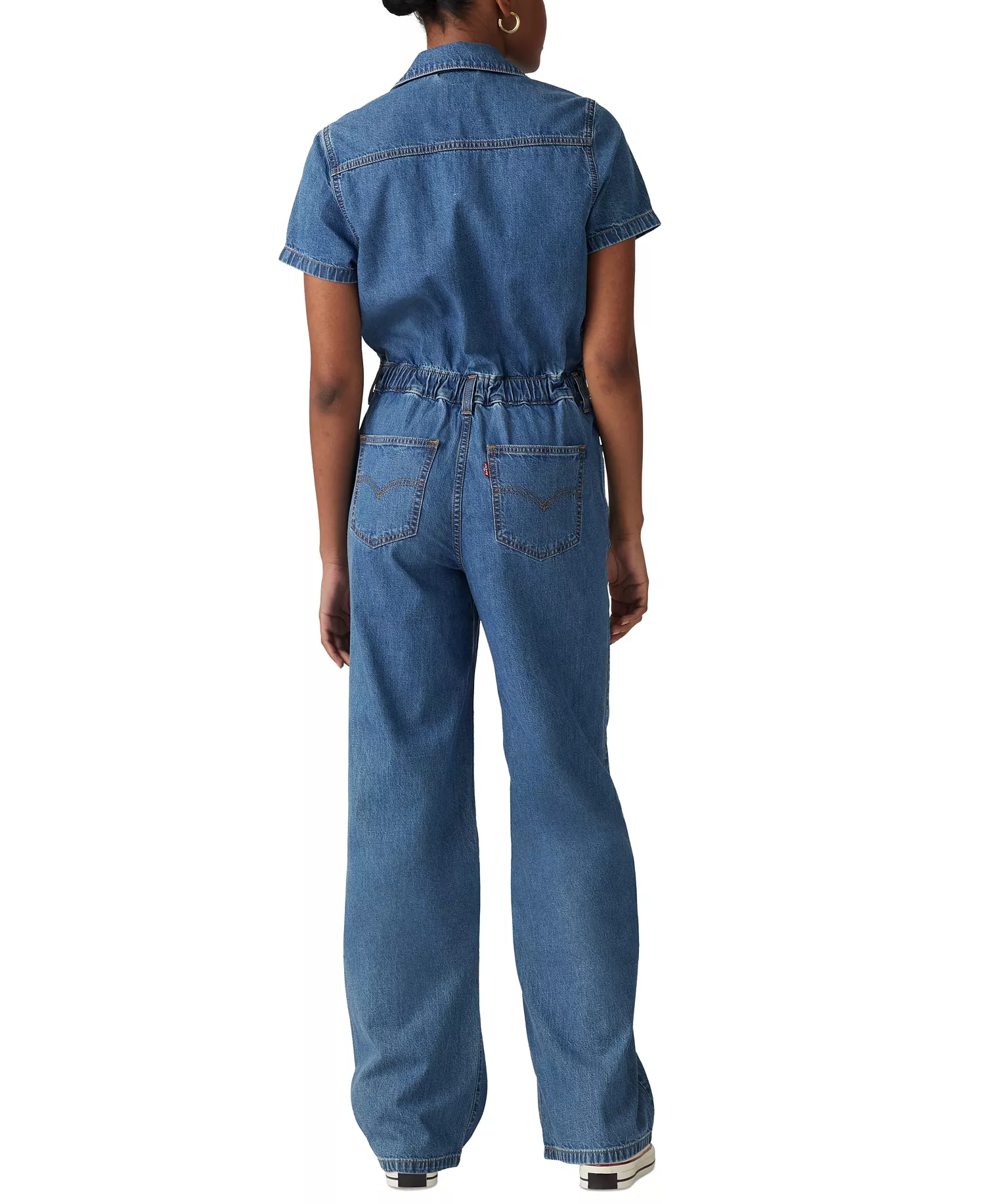 Premium Women's Type III Denim Jumpsuit - Blue Joke - S