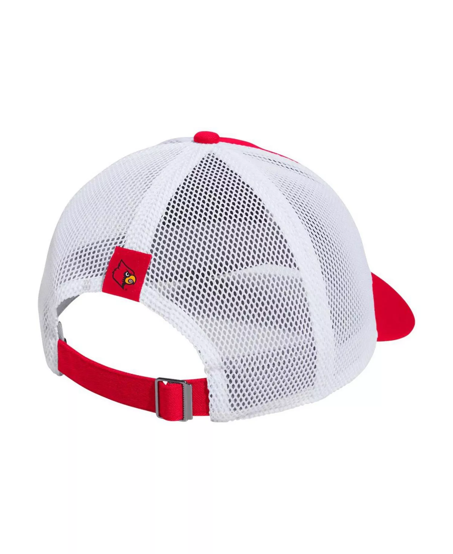 Men's Red Louisville Cardinals Mascot Block Letter Slouch Trucker Adjustable Hat - Tmpwrd/whi - 0S