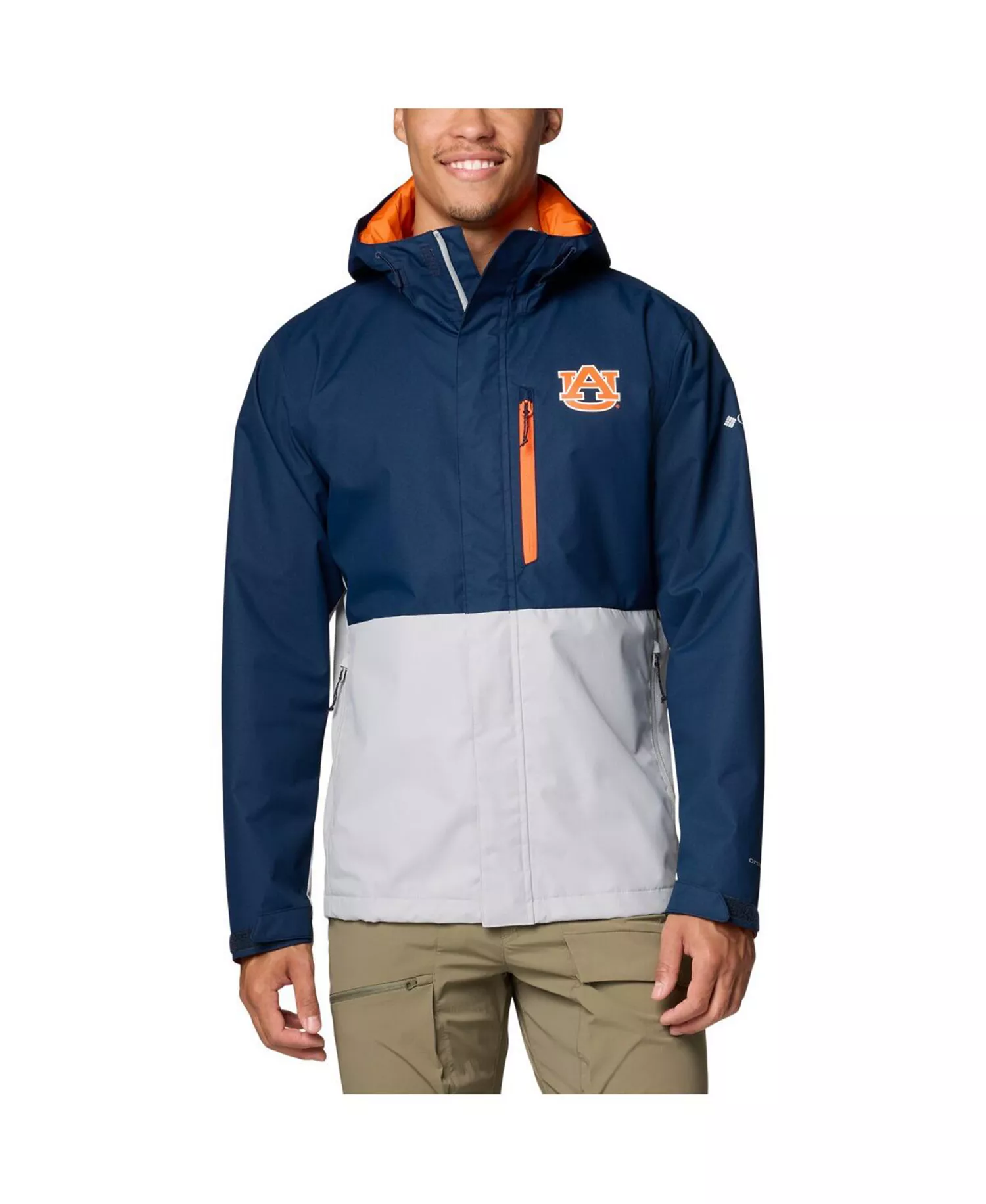 Men's Navy Auburn Tigers Field Bound Omni-Tech Full-Zip Jacket - Navy - XL