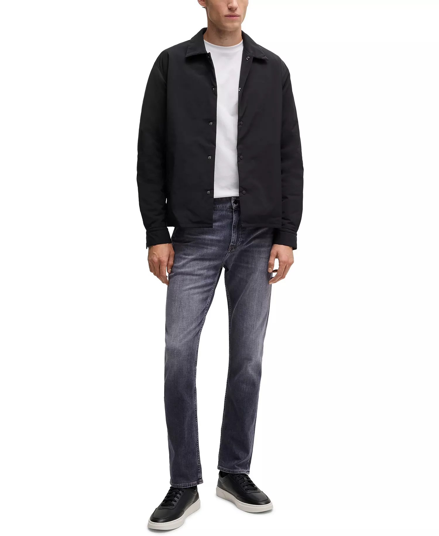 Men's Soft-Touch Denim Slim-Fit Jeans - Dark Gray - 30x34