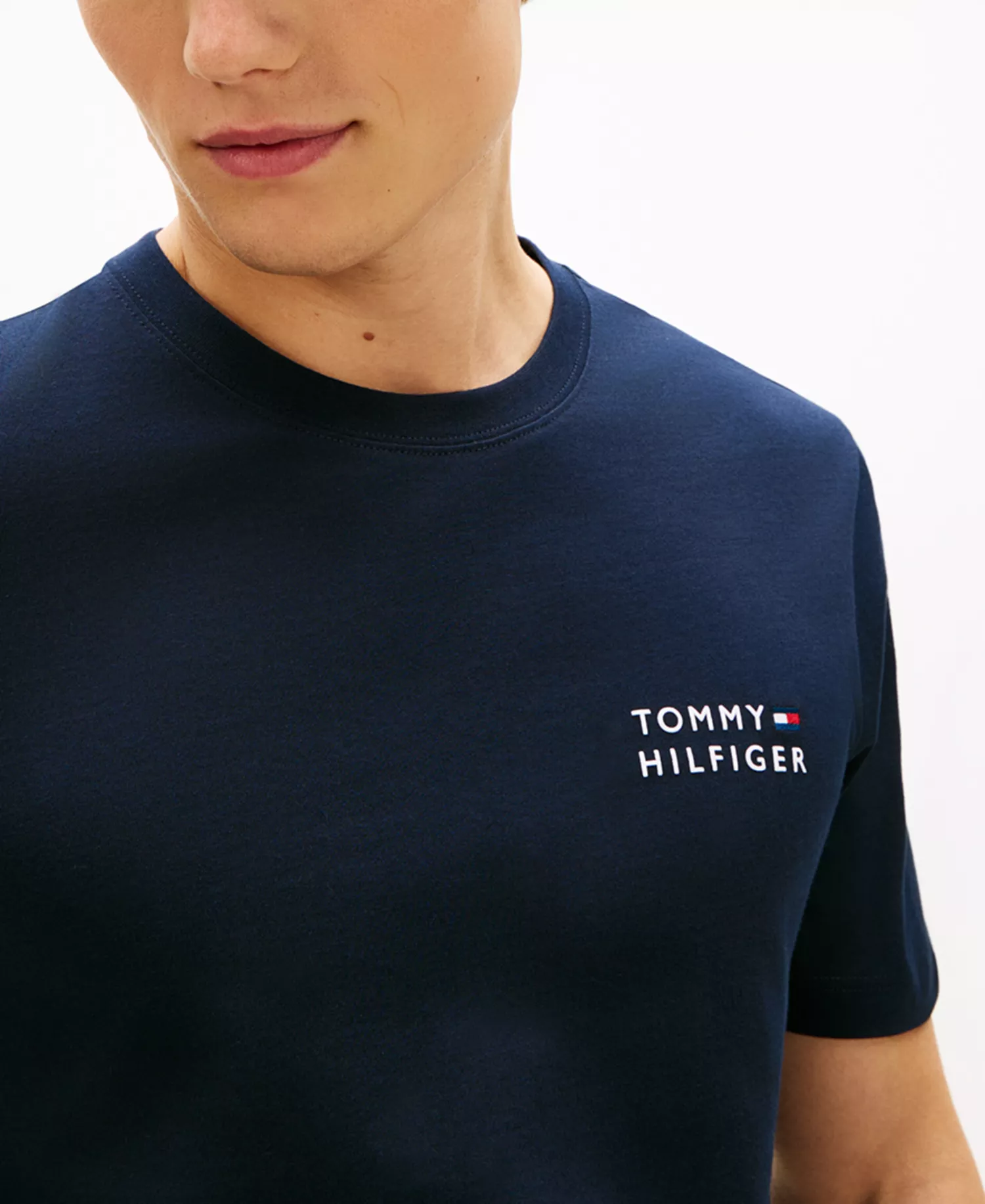 Men's Brand Love Embroidered Logo Crewneck T-Shirt - Desert Sky - L