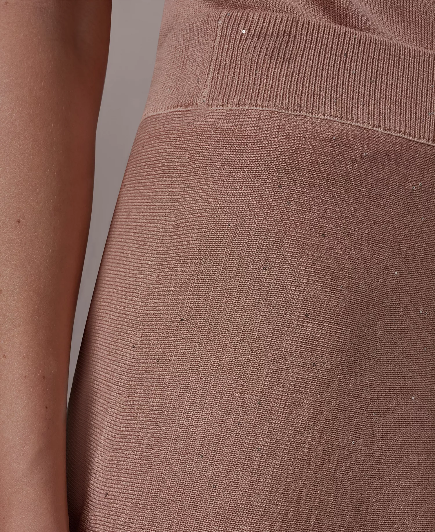 Women's Sequin Detail Midi Skirt - Umbria - L