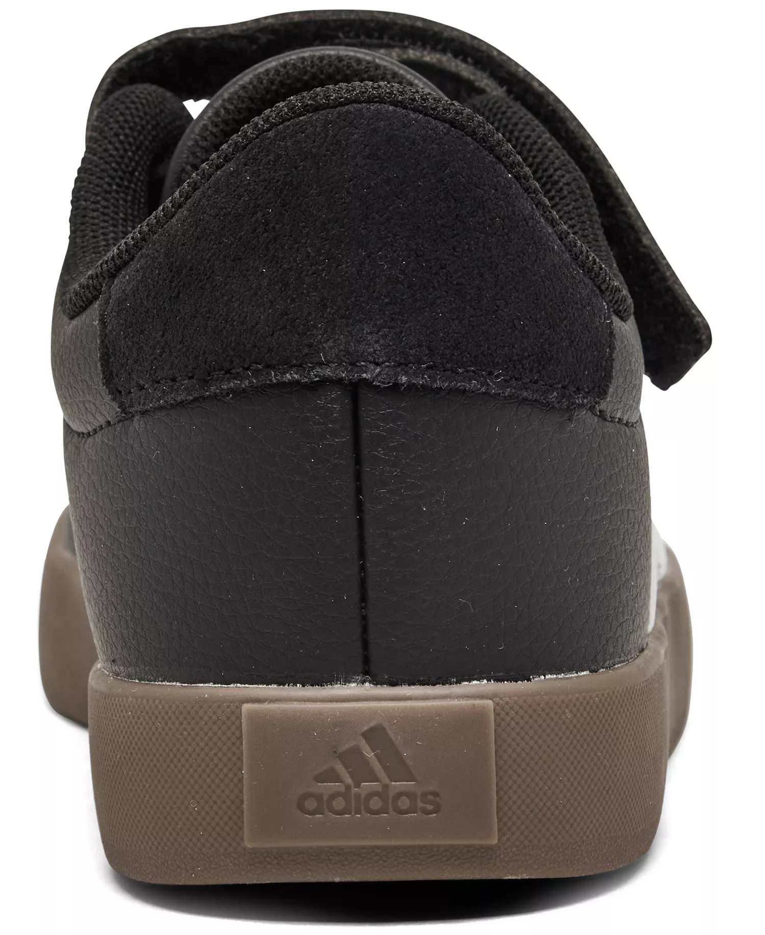 Little Kids VL Court 3.0 Fastening Strap Casual Sneakers from Finish Line - Black, White - 1