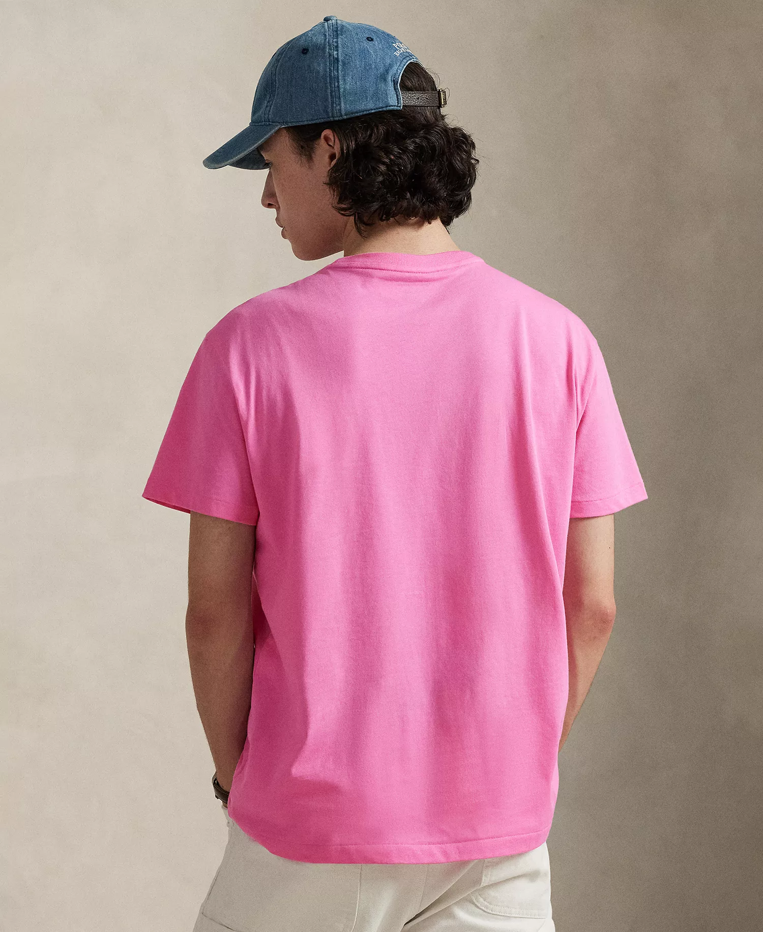 Men's Classic-Fit Crewneck Pocket T-Shirt - Baja Pink - 2XL