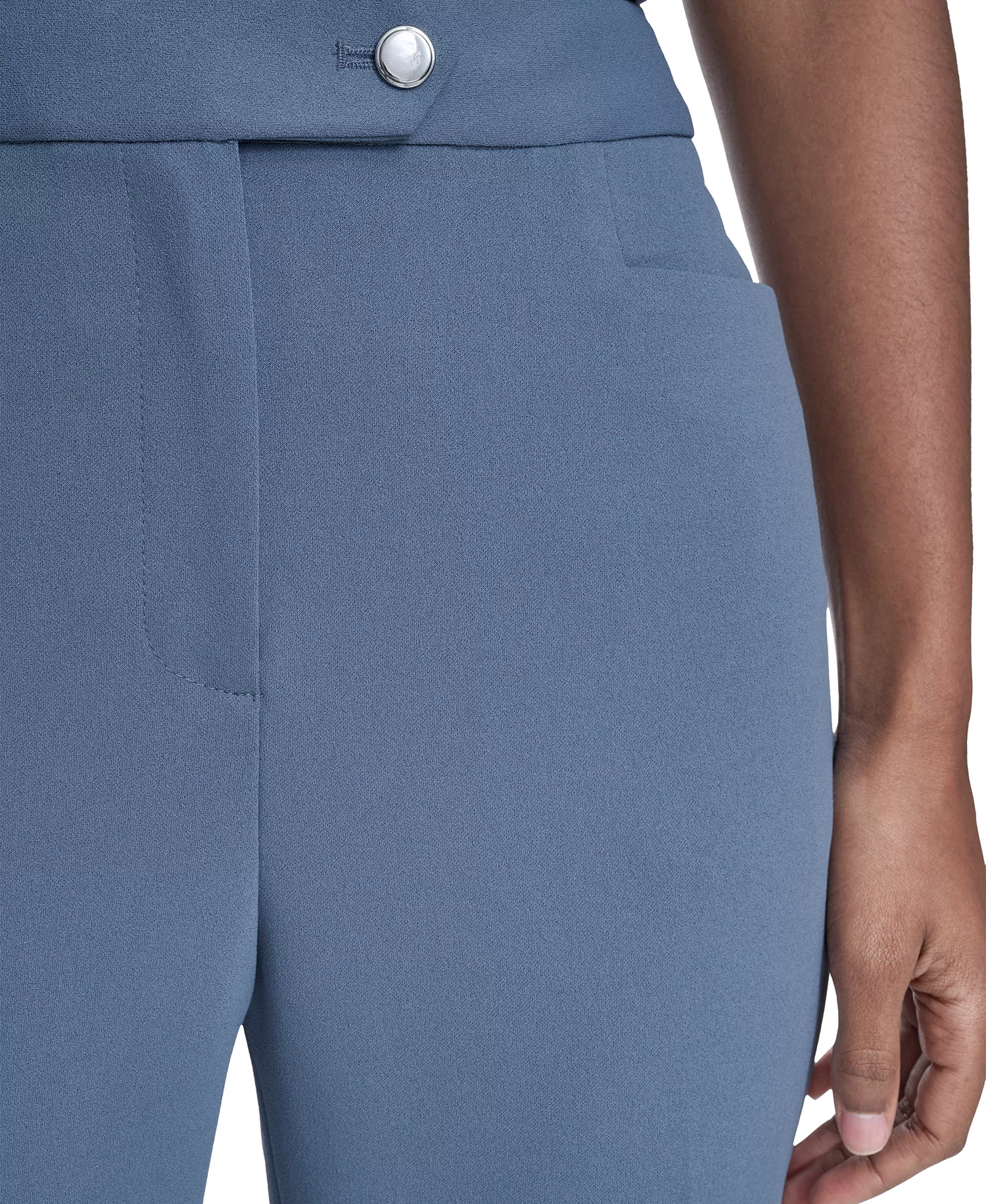 Petite Full Length Straight Pants - Flint - 10P