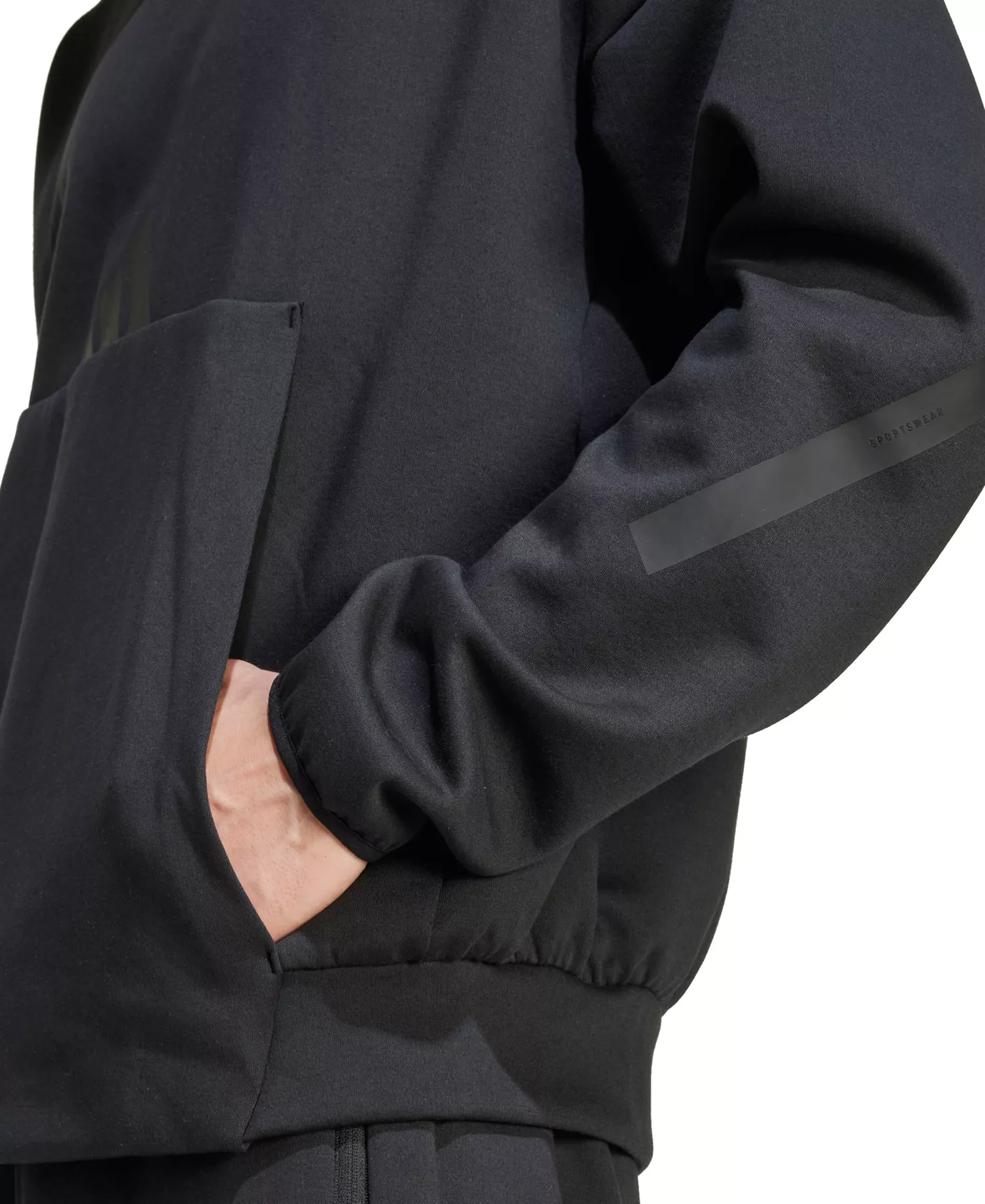 Men's Loose Fit Sweatshirt - Black - L