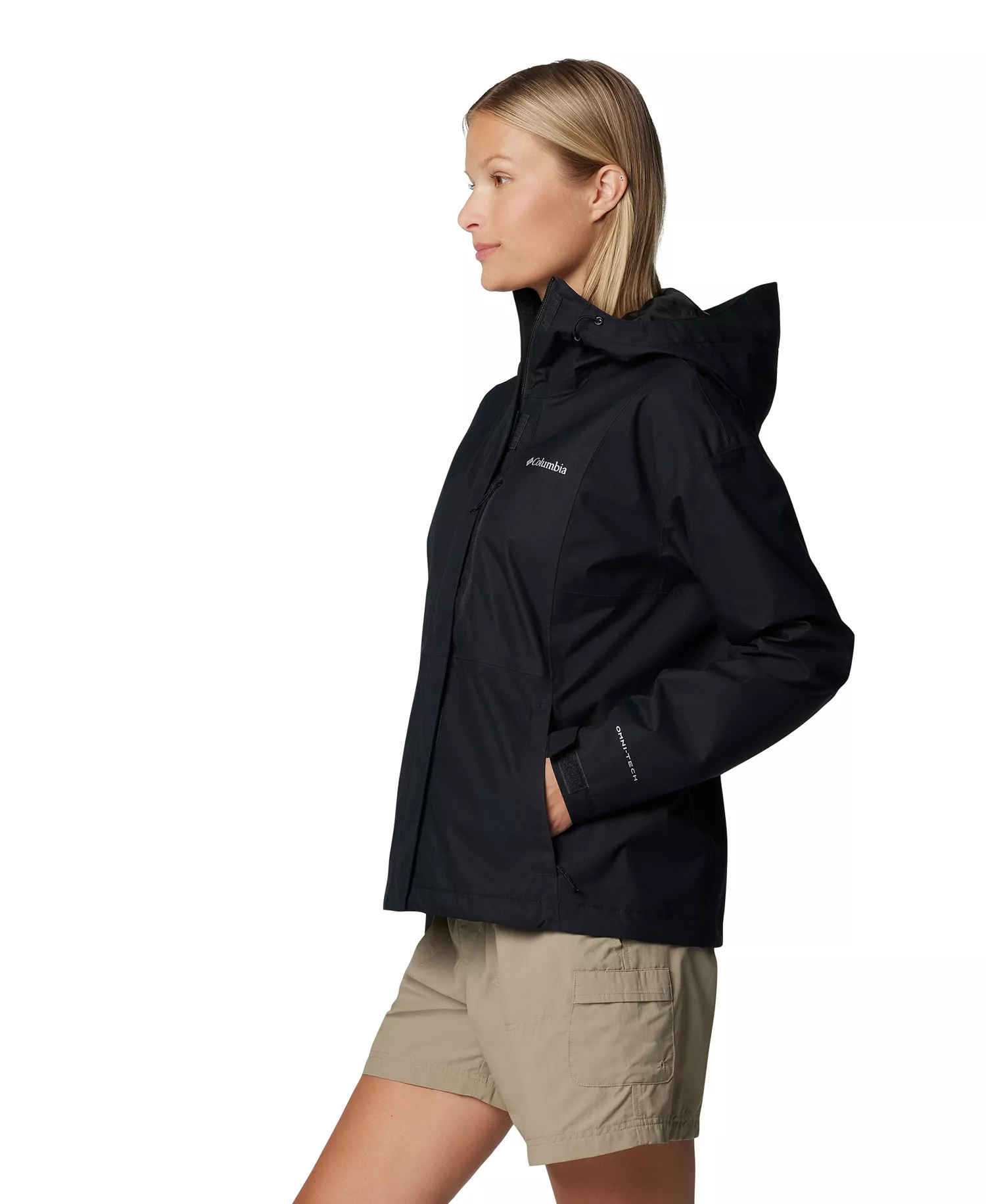 Women's Hikebound II Hooded Waterproof Jacket - Black - L