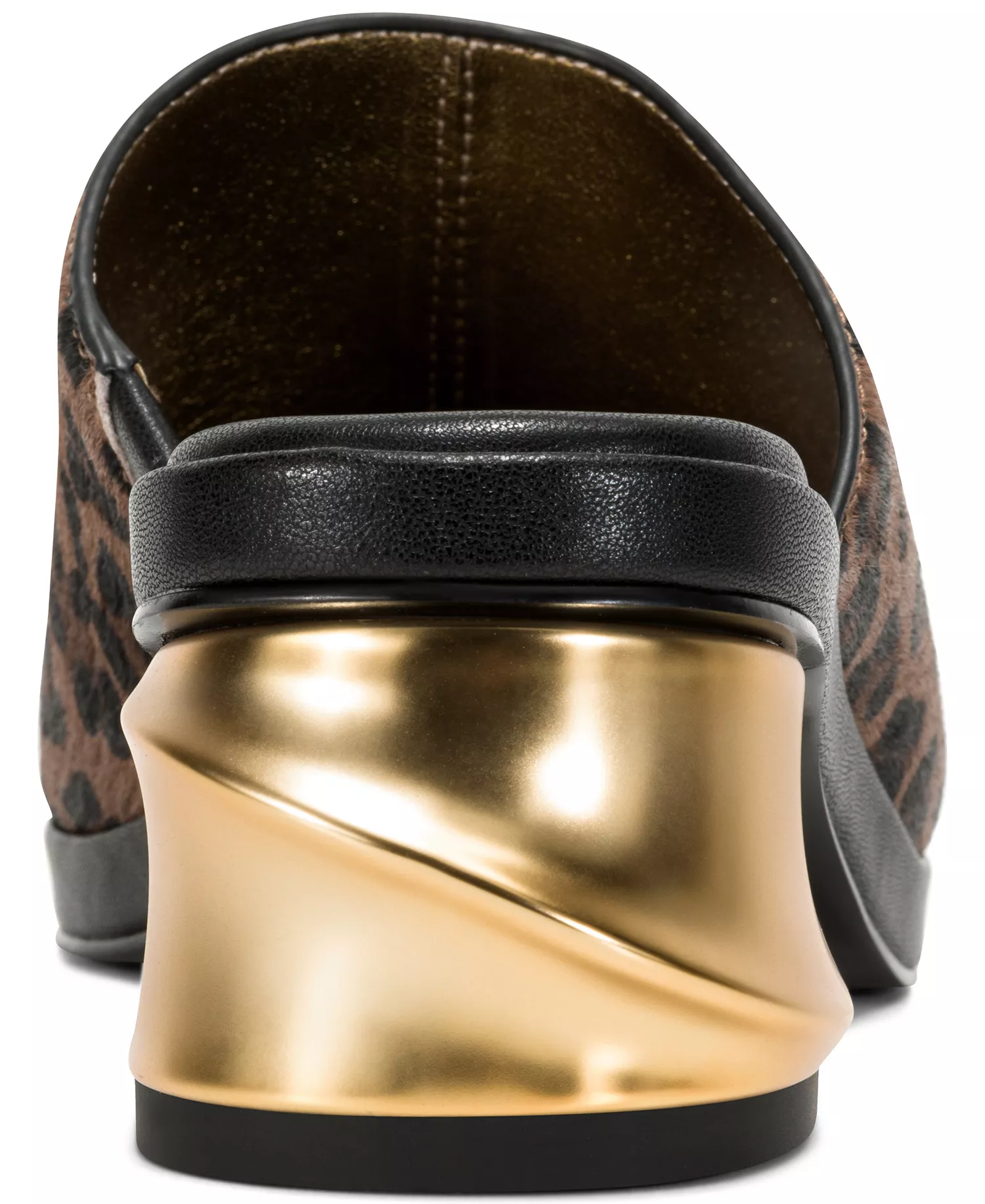 Women's Tinley - Peep Toe Mules - Leopard - 10