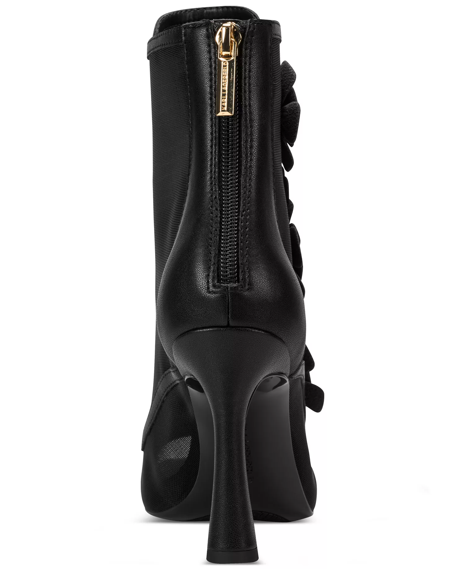 Women's Deandre Heeled Floral Bootie - Black - 10