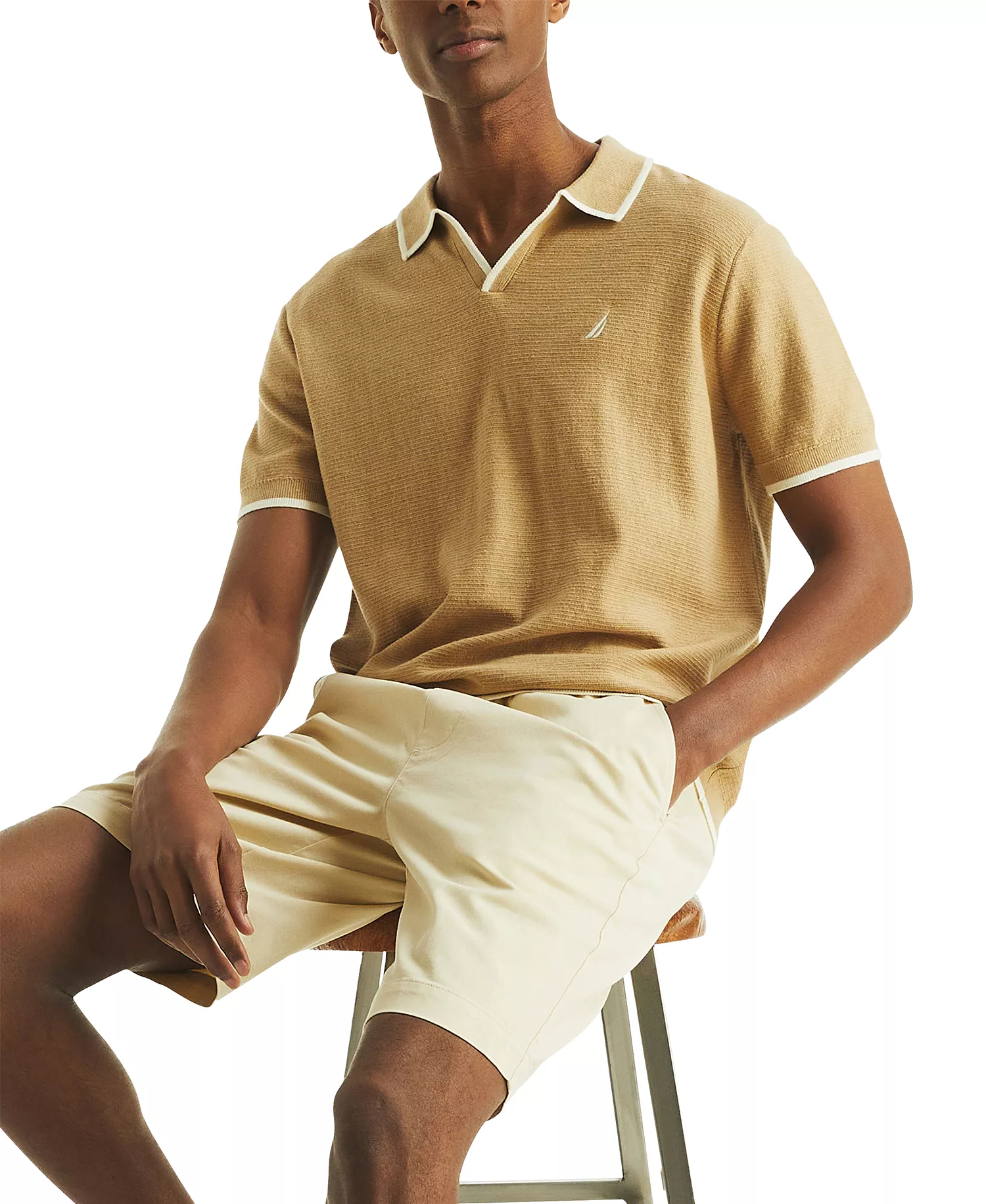 Men's Stretch Drawstring 9-1/2" Shorts - Culebra Cream - 2XL