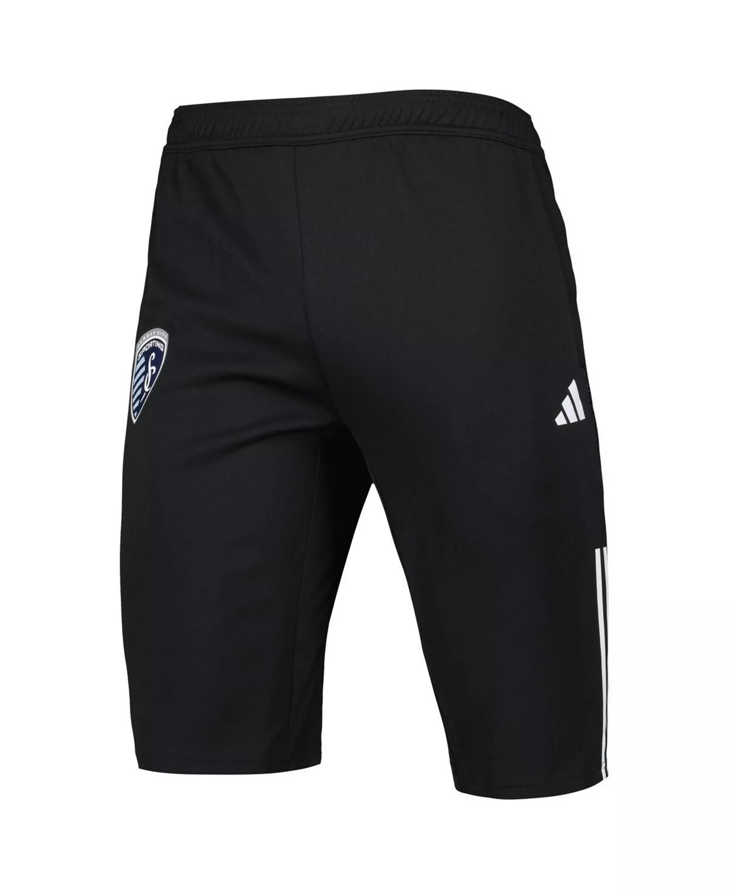 Men's Black Sporting Kansas City 2023 On-Field Training AEROREADY Half Pants - Black - XL