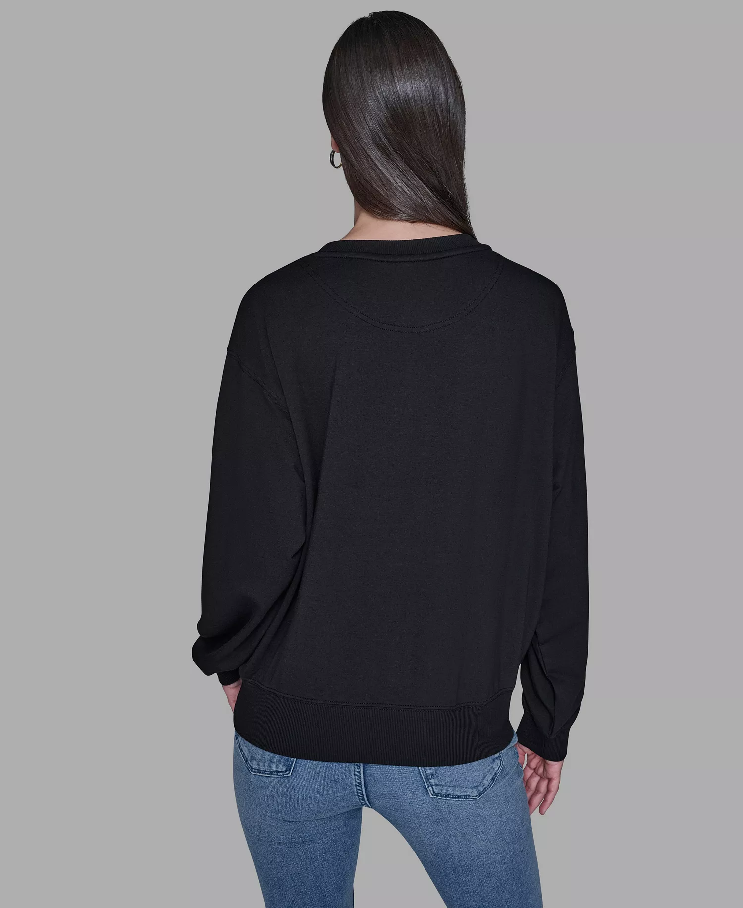 Women's Emoji Choupette Detail Sweater - Black - L