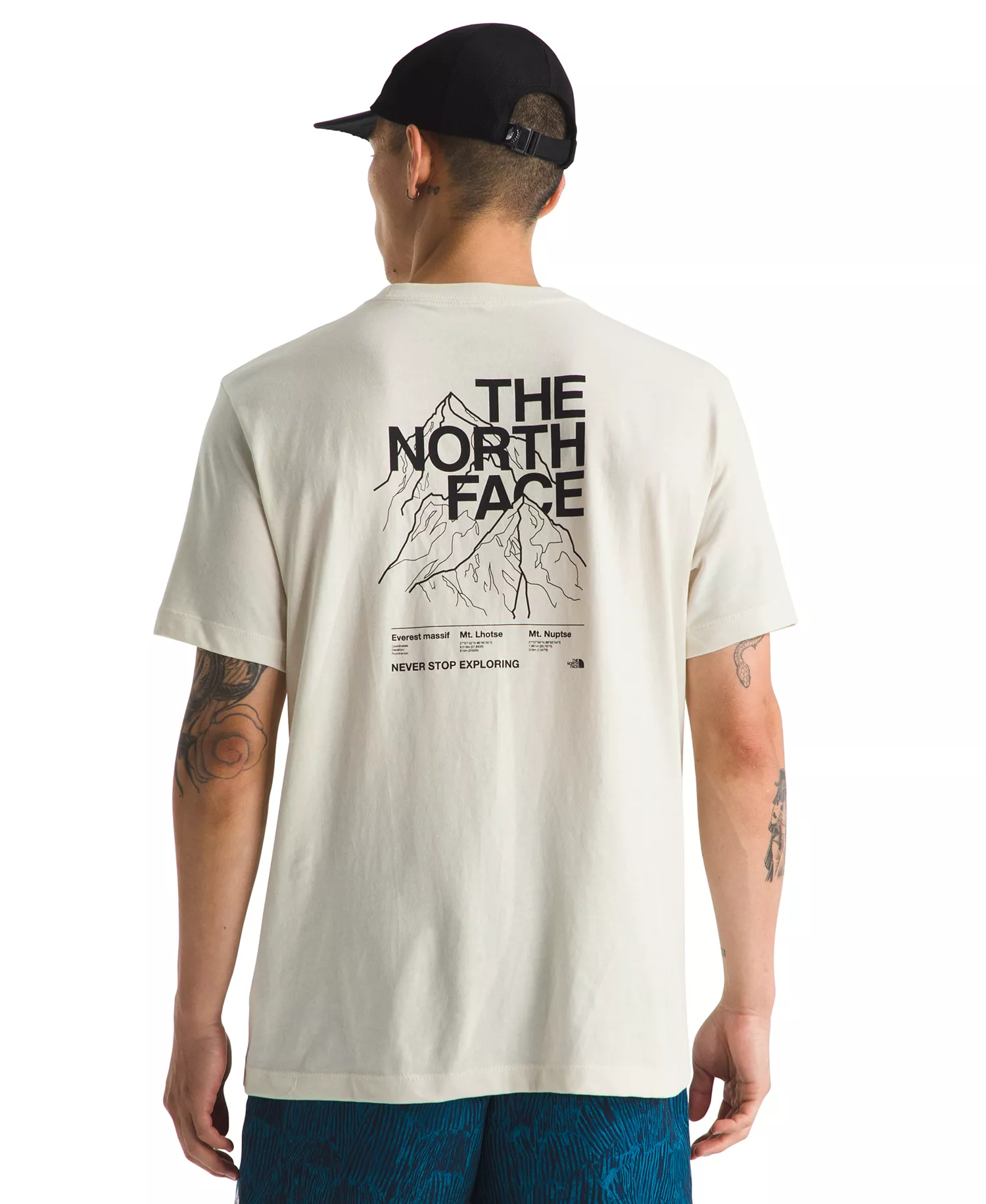 Men's Evolution Half Dome Short Sleeve Graphic T-Shirt - White Dune - L