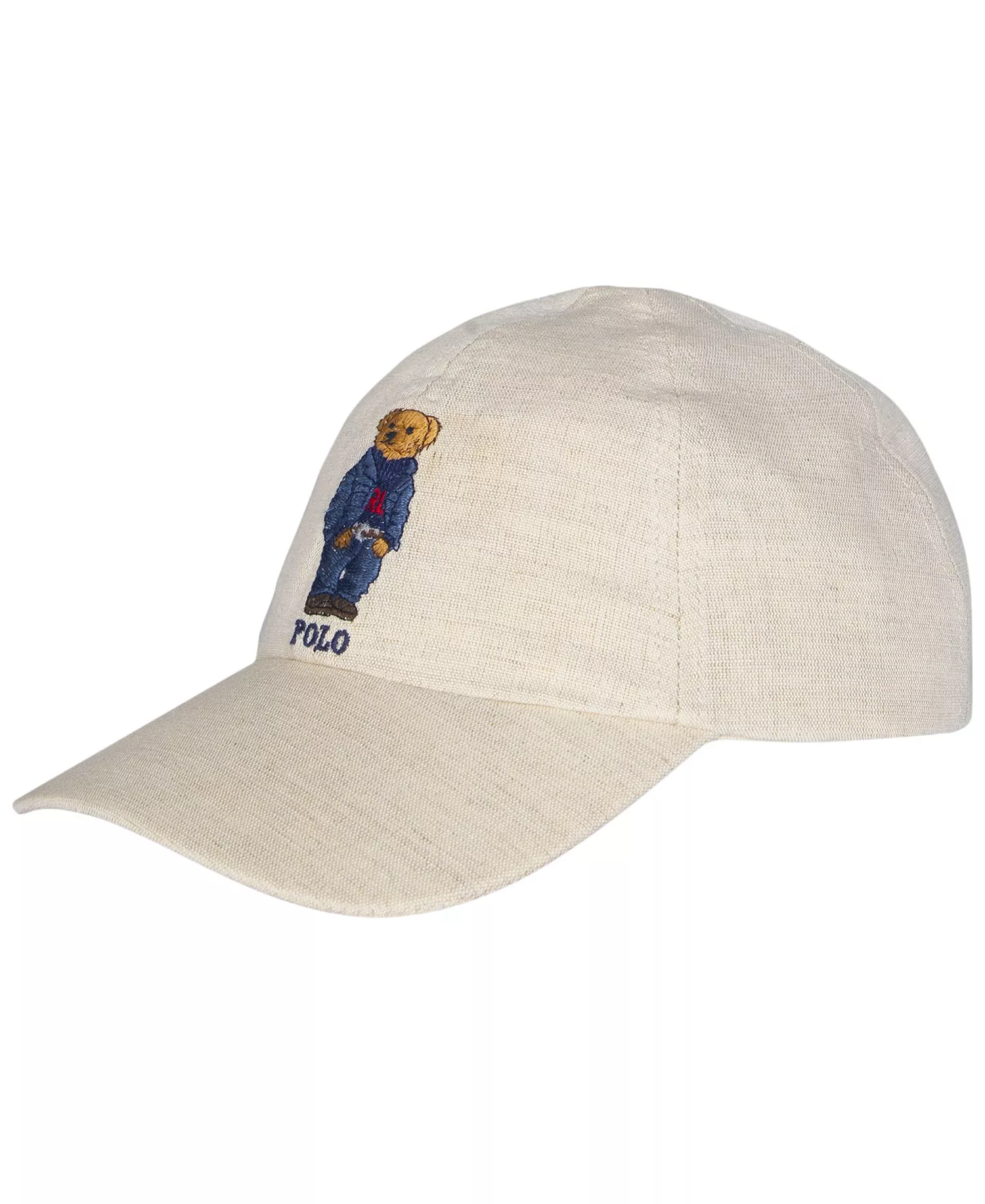 Men's Classic Linen Bear Baseball Cap - Newport Navy - ONE SIZE