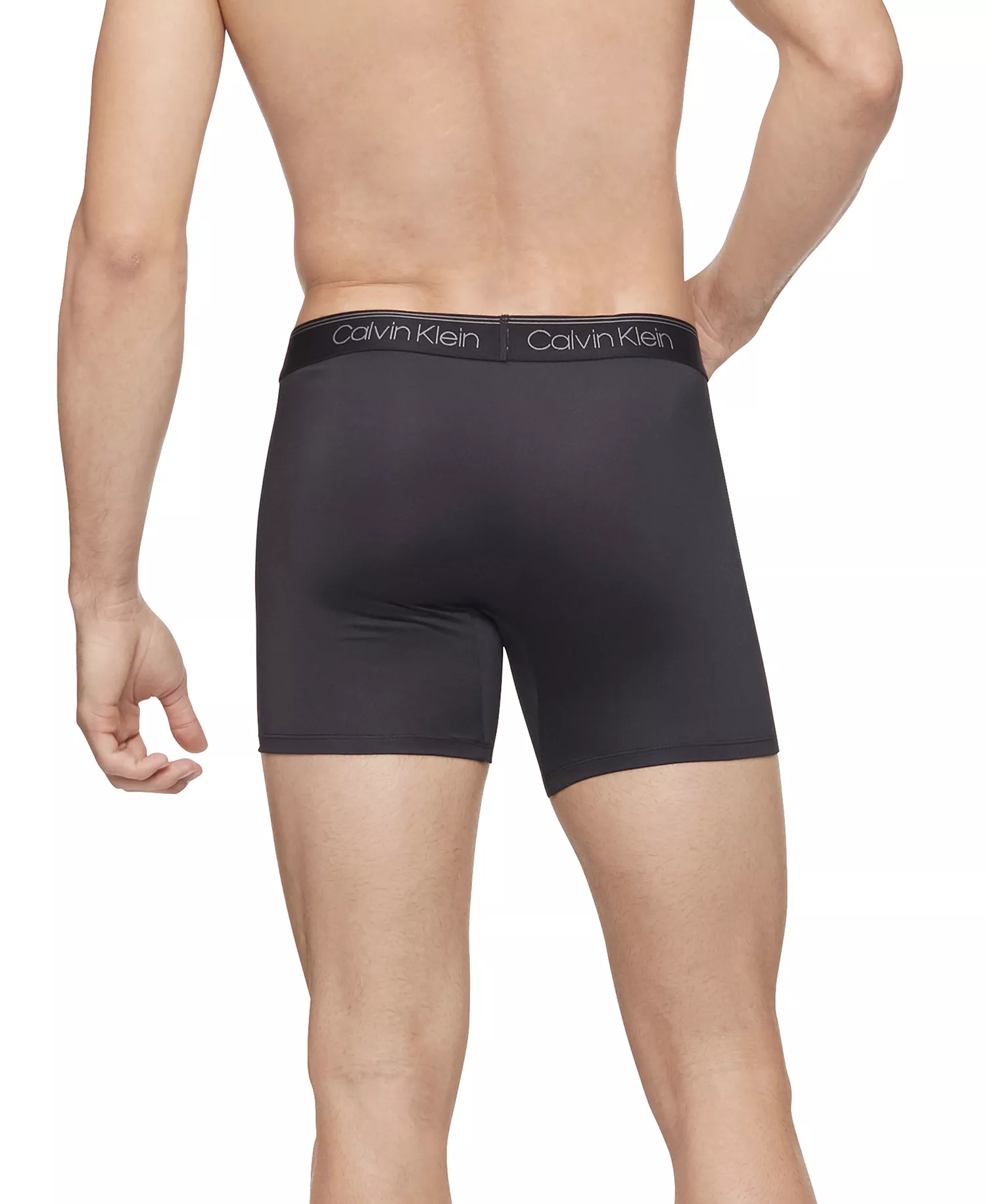 Men's Micro Stretch Boxer Briefs, 5-Pack Underwear - Black - L