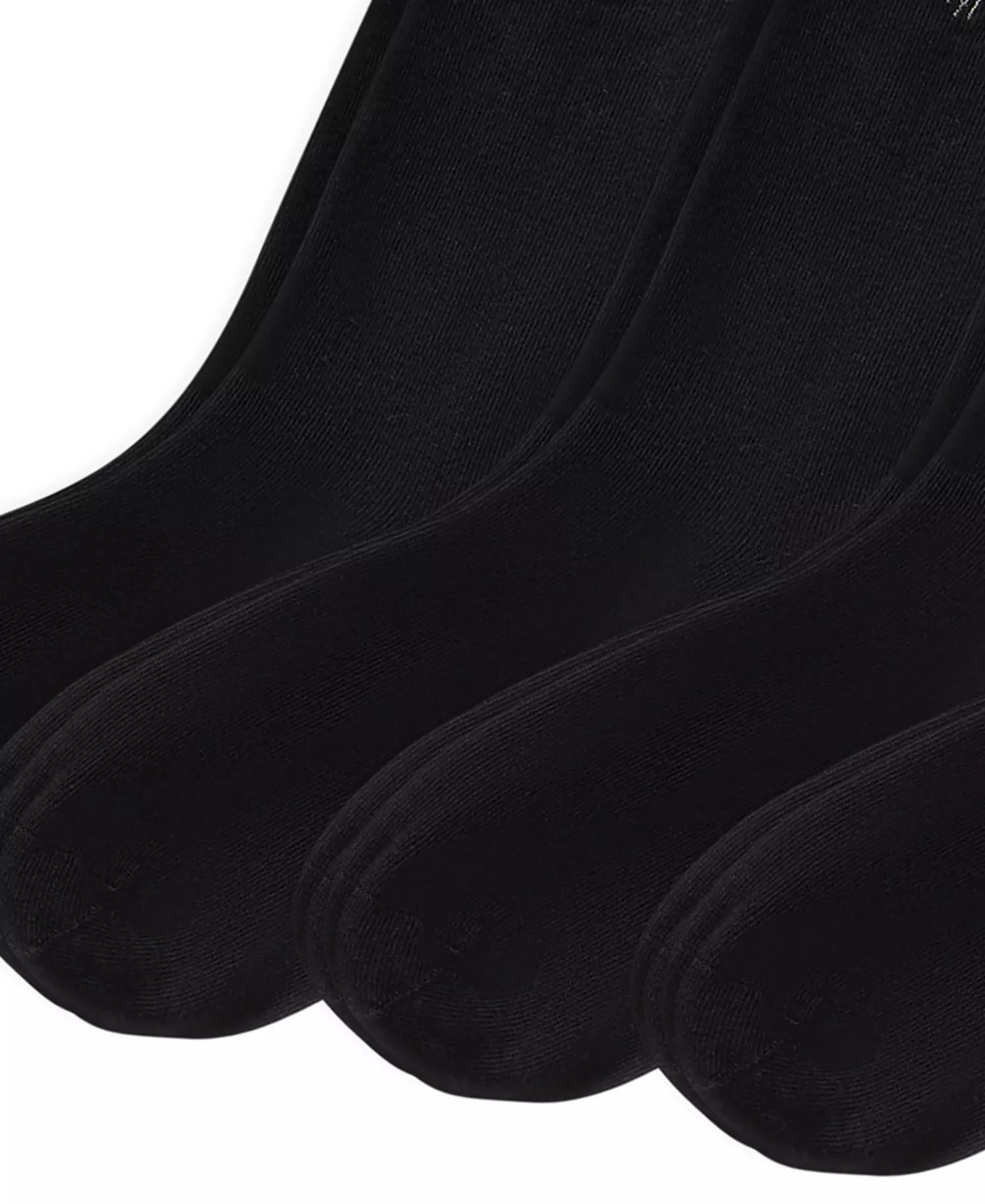 Macys Exclusive Men's Flat Knit Slack Dress Socks, 4-Pack - Black - 10-13