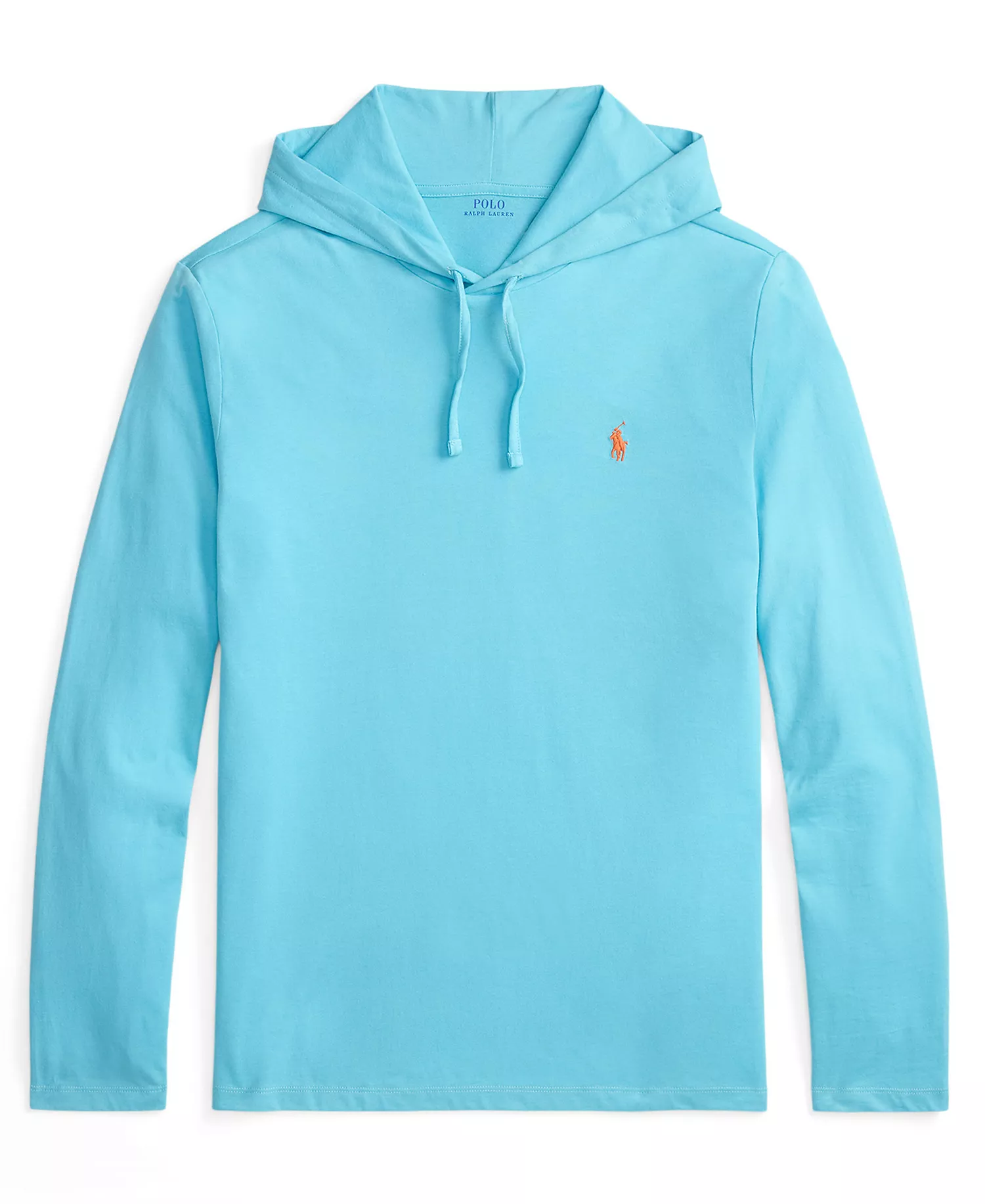 Men's Tropical Jersey Hooded T-Shirt - Blue - 2XL