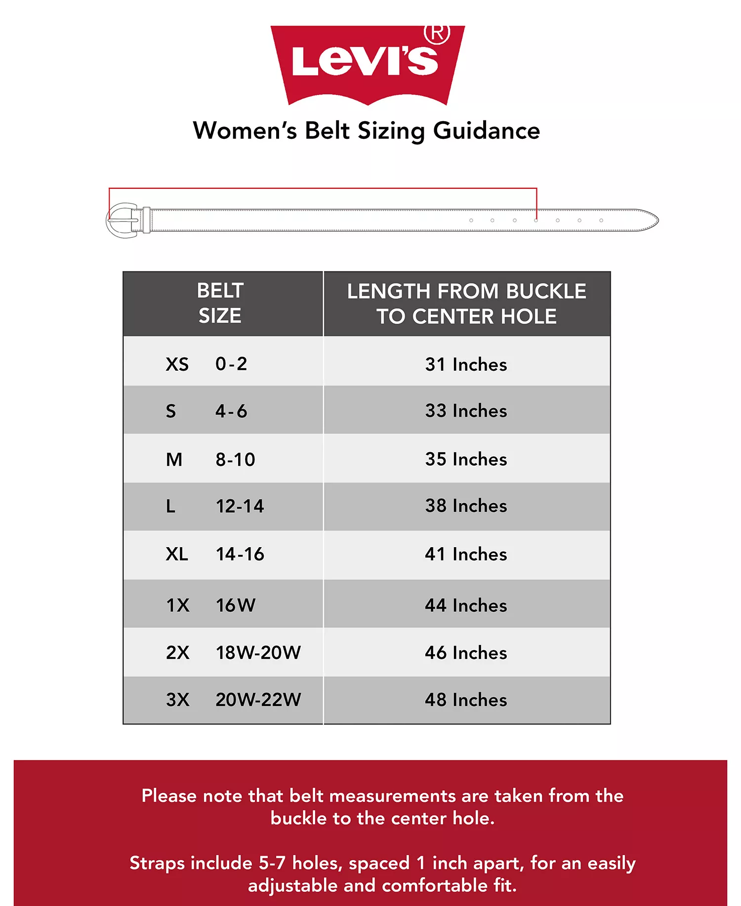 Laced-Edge Casual Leather Belt - Black - L