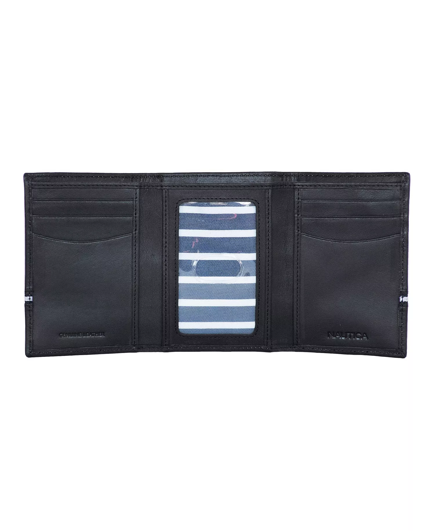 Men's Trifold Wallet - Black - ONE SIZE
