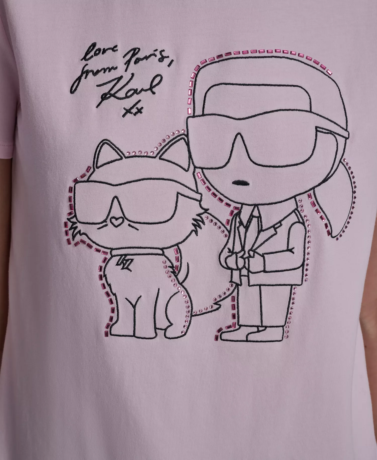 Women's Crew Neck Short-Sleeve T-Shirt - Ballet Slipper - L