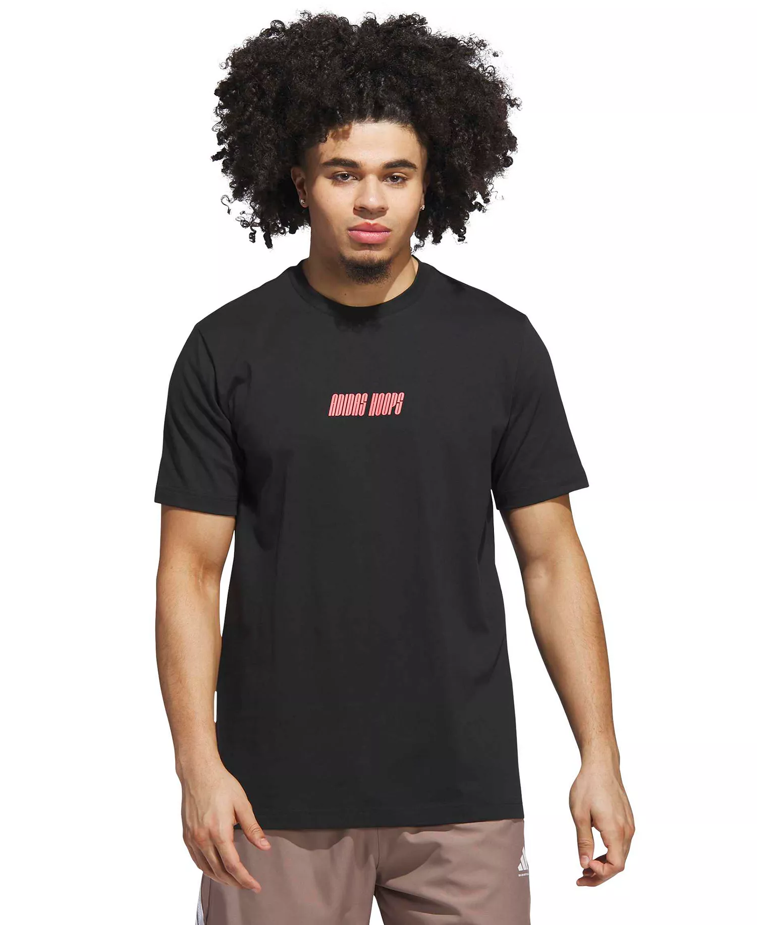 Men's Hoops Graphic Crewneck T-Shirt - Black - 2XL