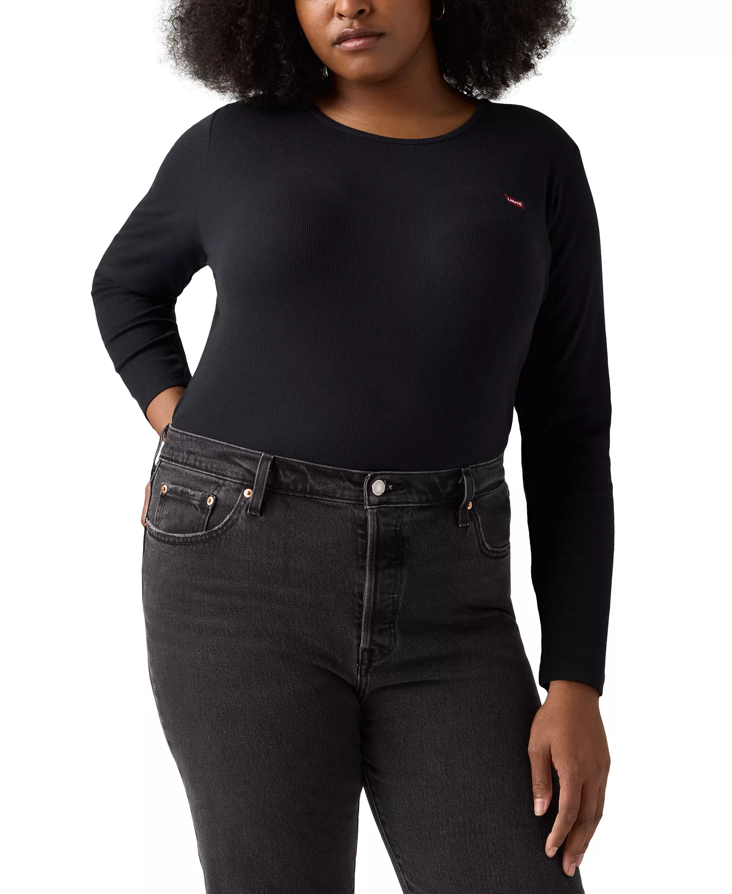 Plus Size Hayes Long-Sleeve T-Shirt  - Anthracite Night - 1X