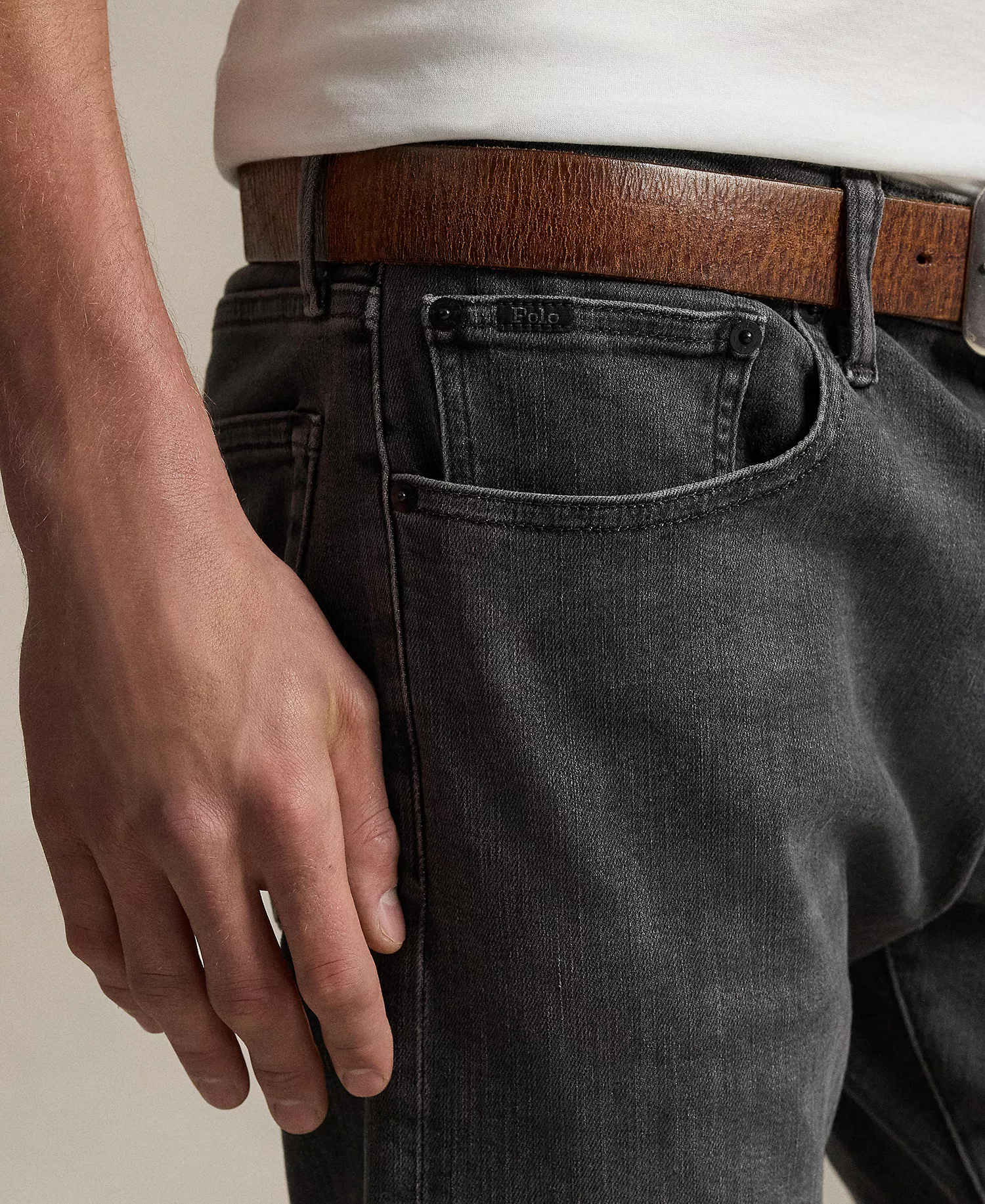 Men's Parkside Active Taper Zip-Fly Stretch Jeans - Fogland - 30x30