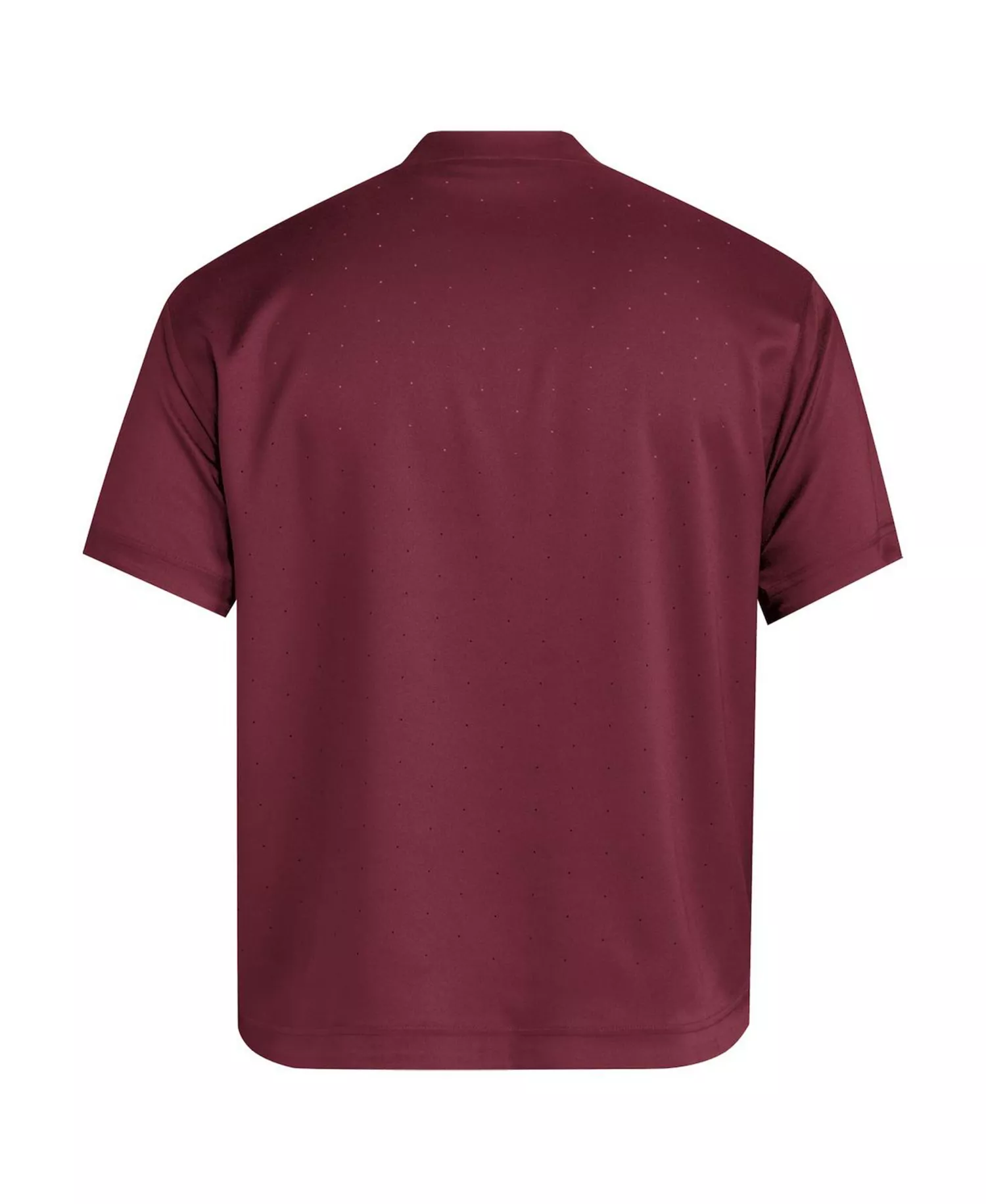Men's Maroon Mississippi State Bulldogs Dugout Coaches Adizero Notch Neck Pullover Sweatshirt - Maroon - M