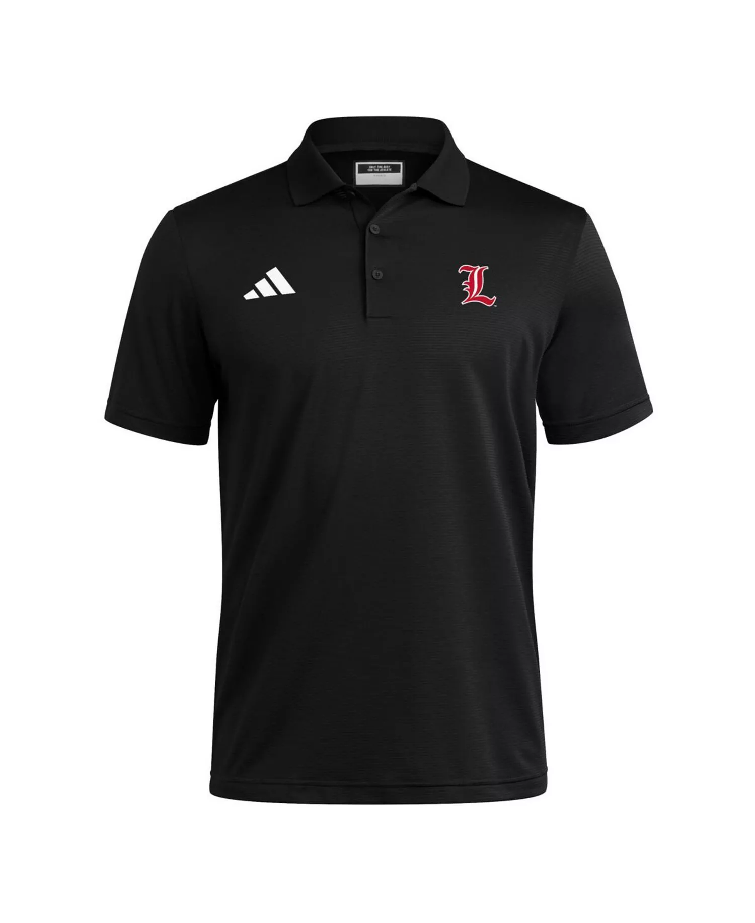 Men's Black Louisville Cardinals Ultimate 365 Ottoman Polo Shirt - Black - 2XL