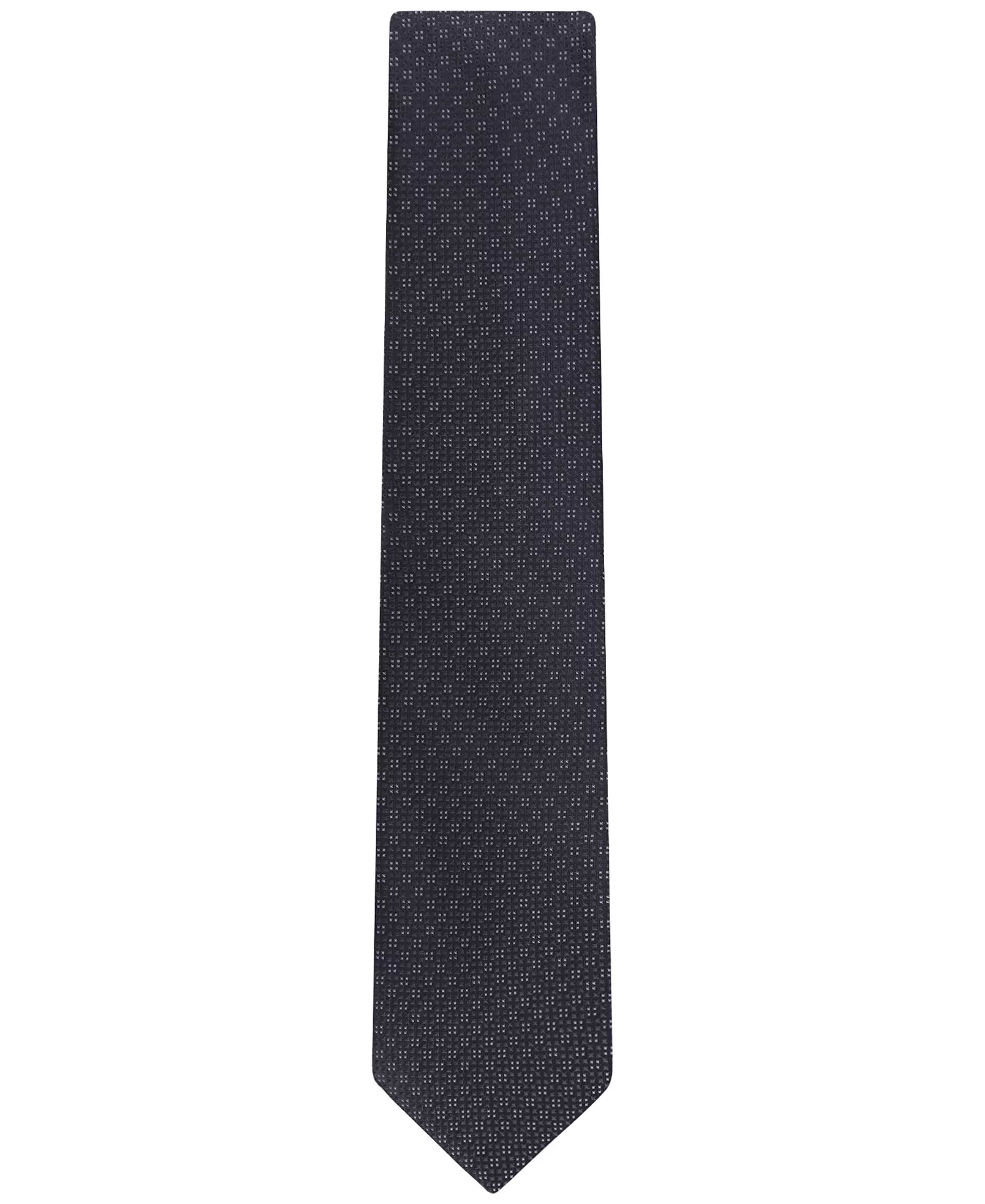 Men's Ramos Textured Geo-Pattern Tie - Black - ONE SIZE
